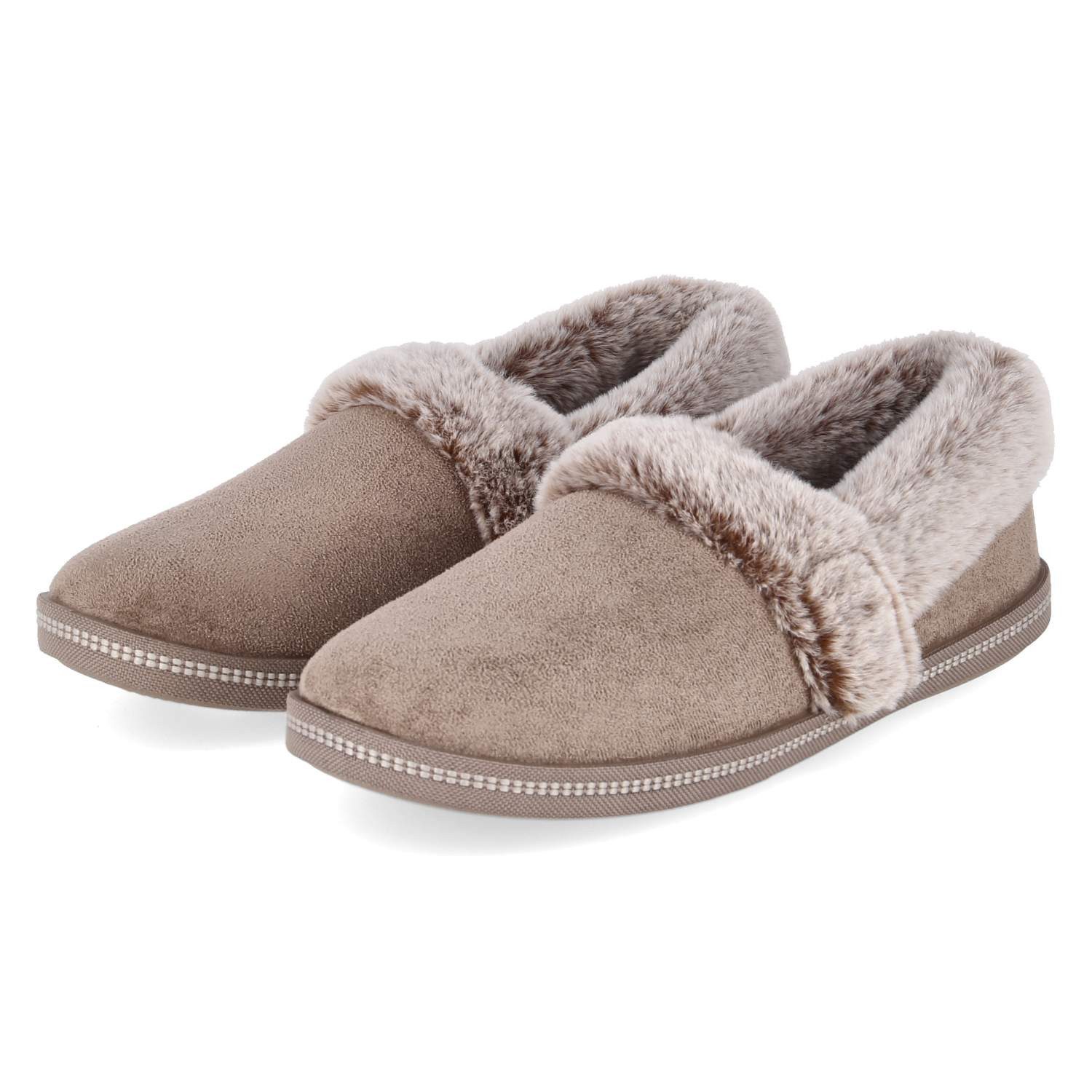 Skechers Skechers 32777 DKTP Damen Textil beige Hausschuh
