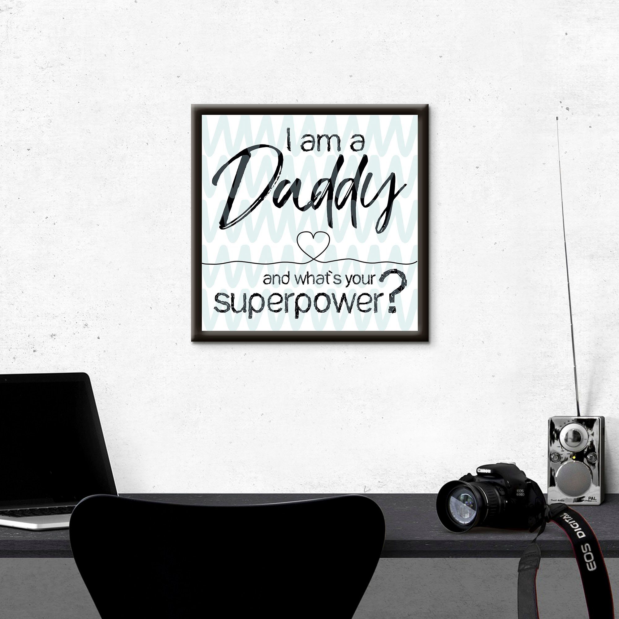 Artland Wandbild »Papa superpower«, Sprüche & Texte (1 Stück)-kaufen