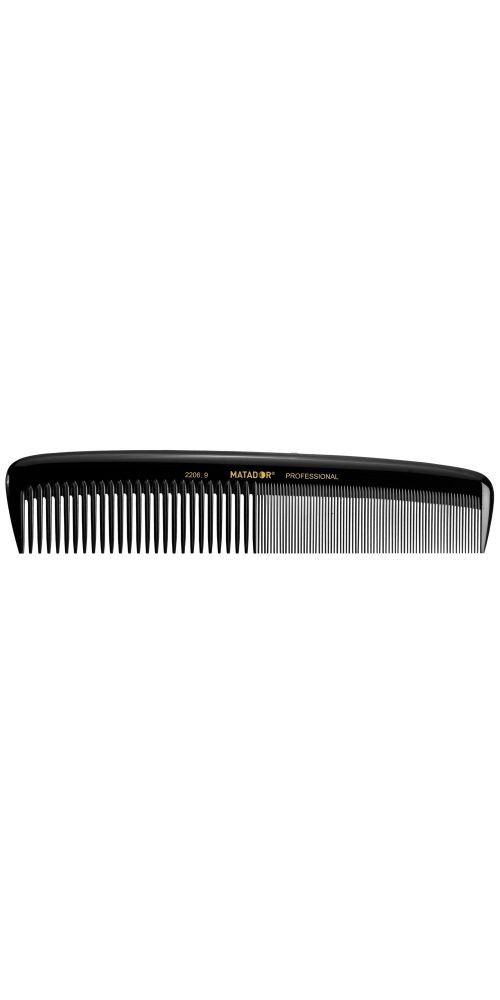Matador Haarbürste Matador Damen Kamm 2206/9 schwarz 22,9cm