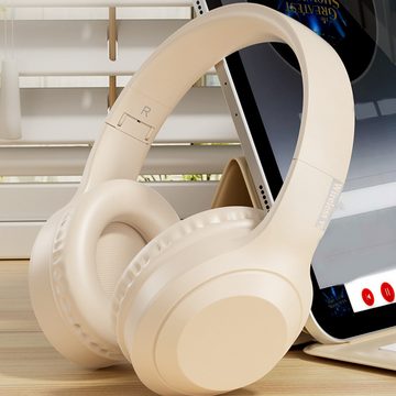 Diida Drahtloses HeadsetKopfbügel-Bluetooth-HeadsetGaming-Headset Over-Ear-Kopfhörer (Stereo, High Definition Anrufe)