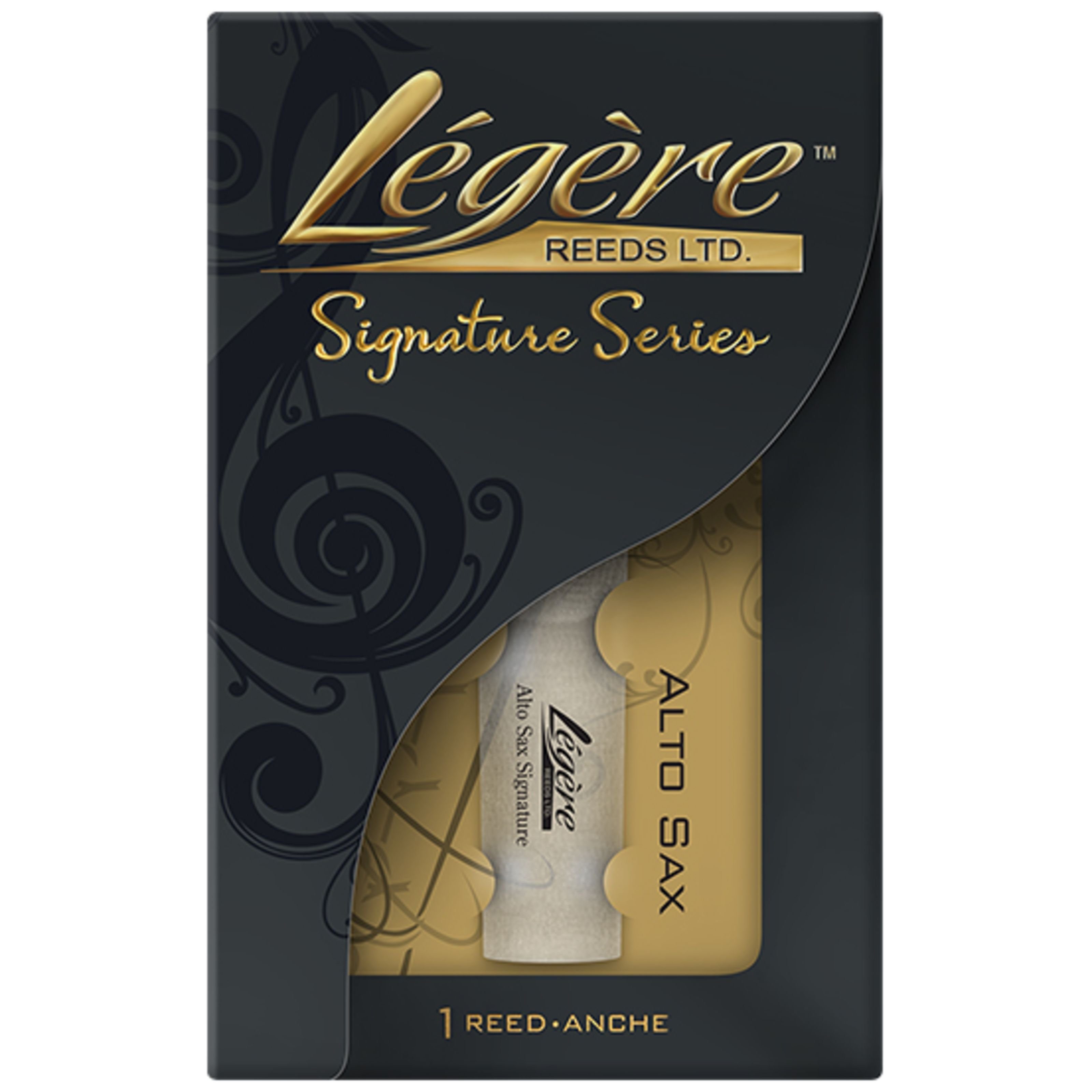Legere Blattabschneider Saxophon, Signature Alt-Sax 3 1/4 Kunststoffblatt - Blatt für Alt Saxophon