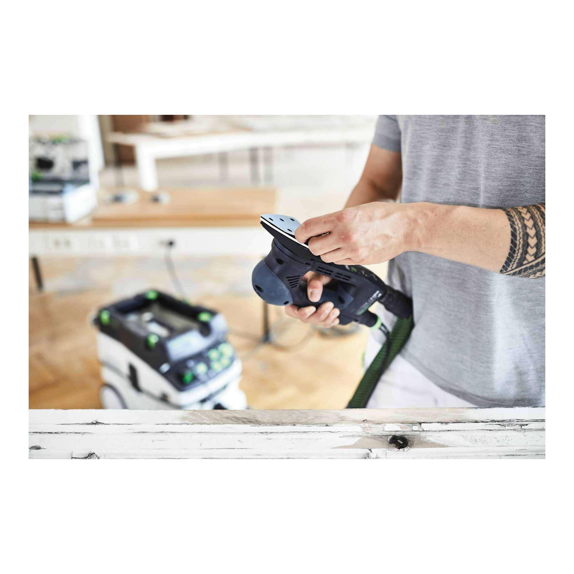 FESTOOL Schleifpapier Festool Schleifblätter STF 93V P120 GR Granat 100 Stk