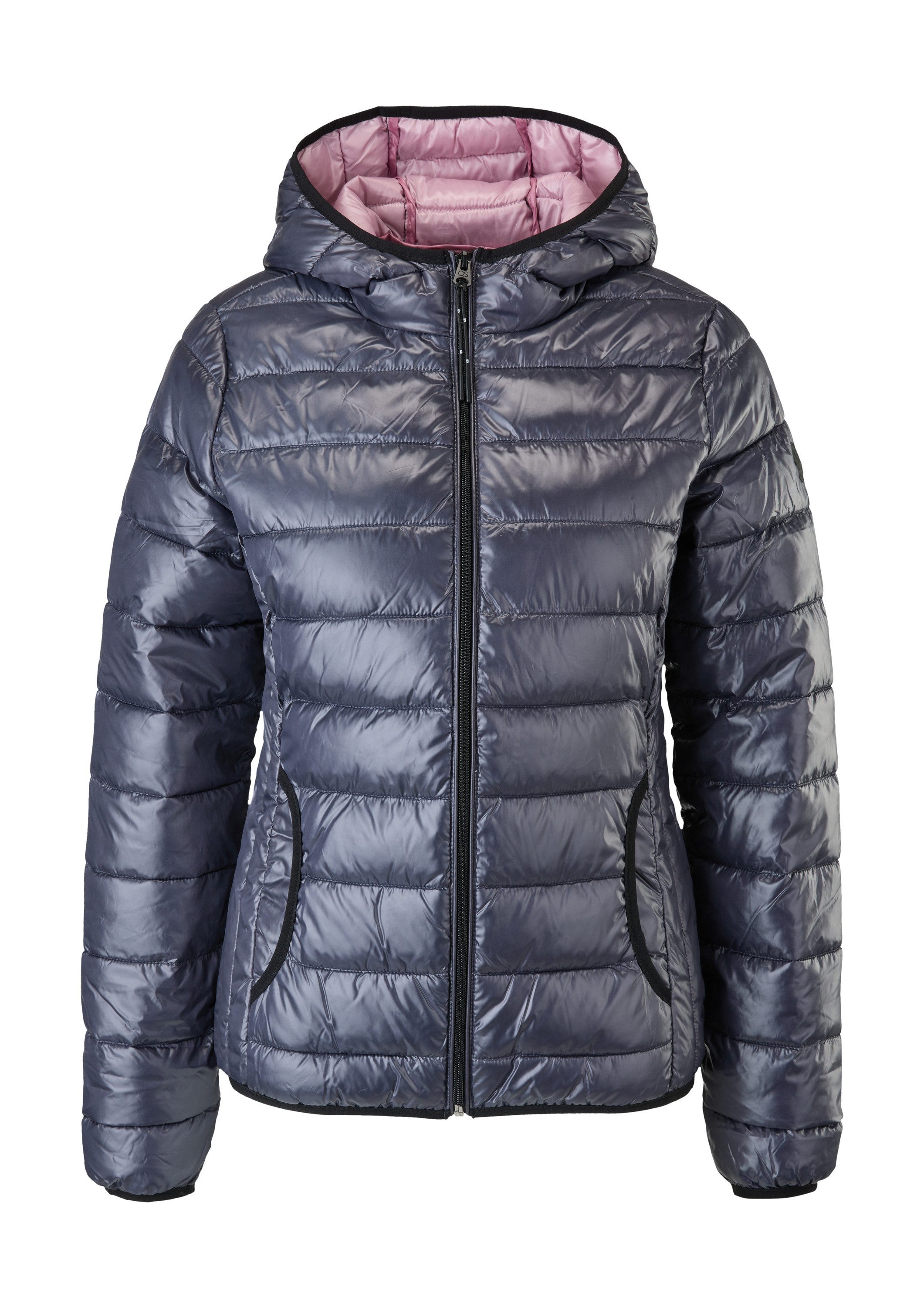 QS Winterjacke Outdoor-Jacke Steppjacke mit Kapuze