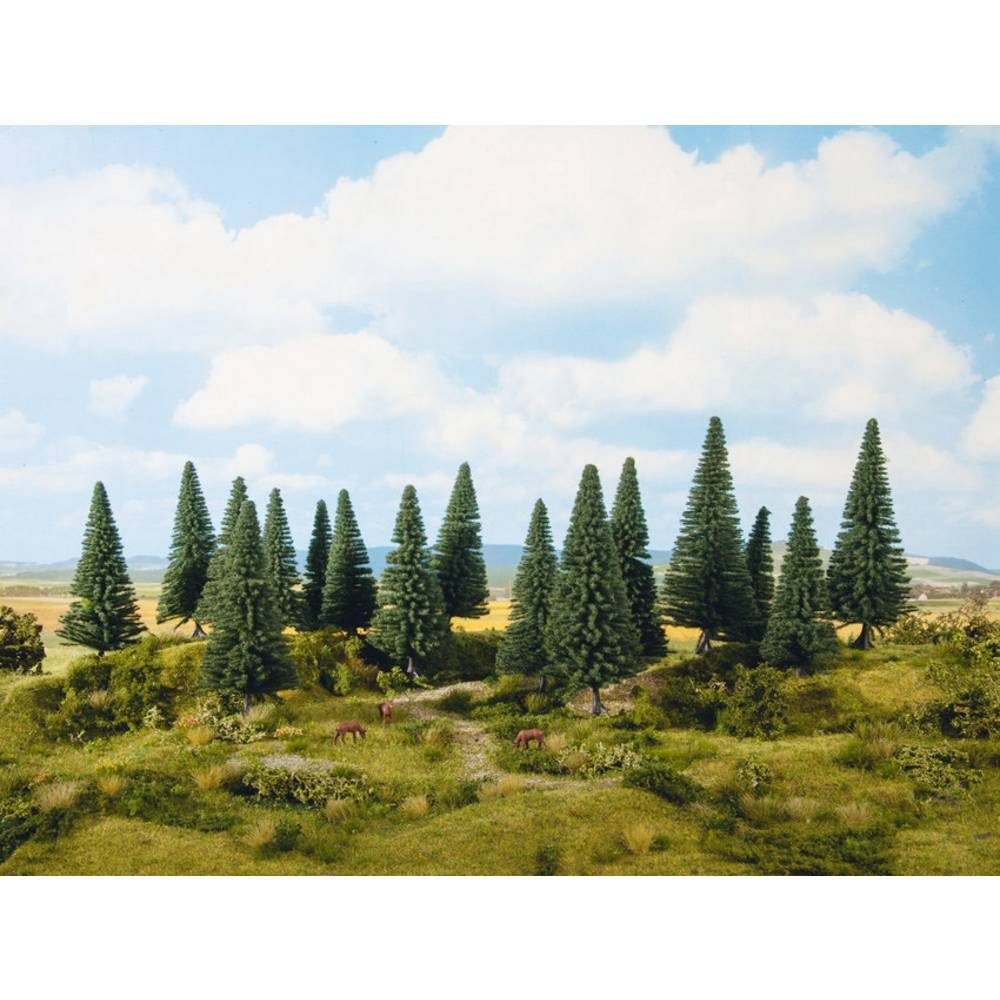 Modelleisenbahn-Baum 13er-Set Baumpackung Tannen