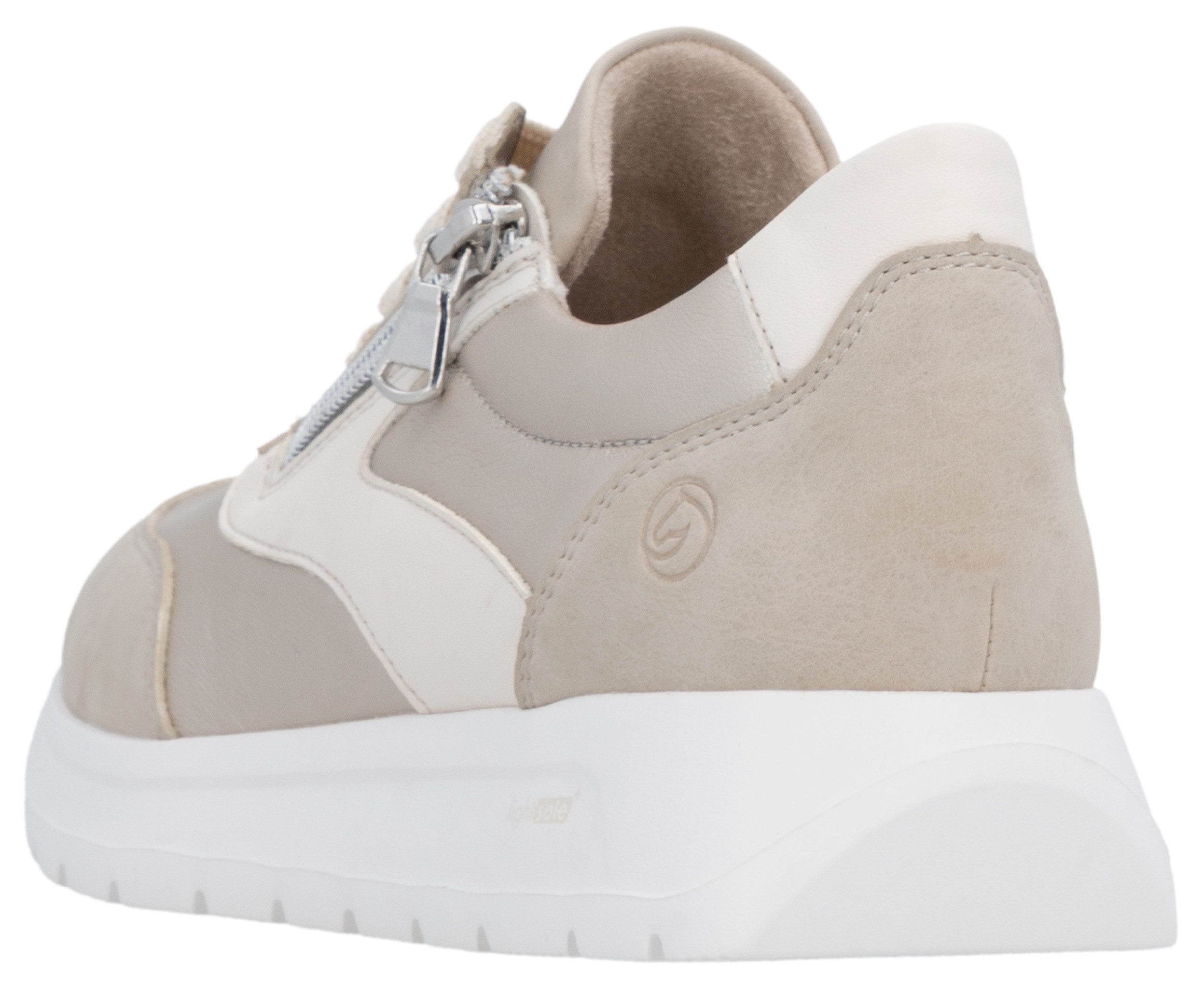 Remonte Keilsneaker Schnürschuh, Halbschuh, Casual-Sneaker mit seitlichem Reißverschluss