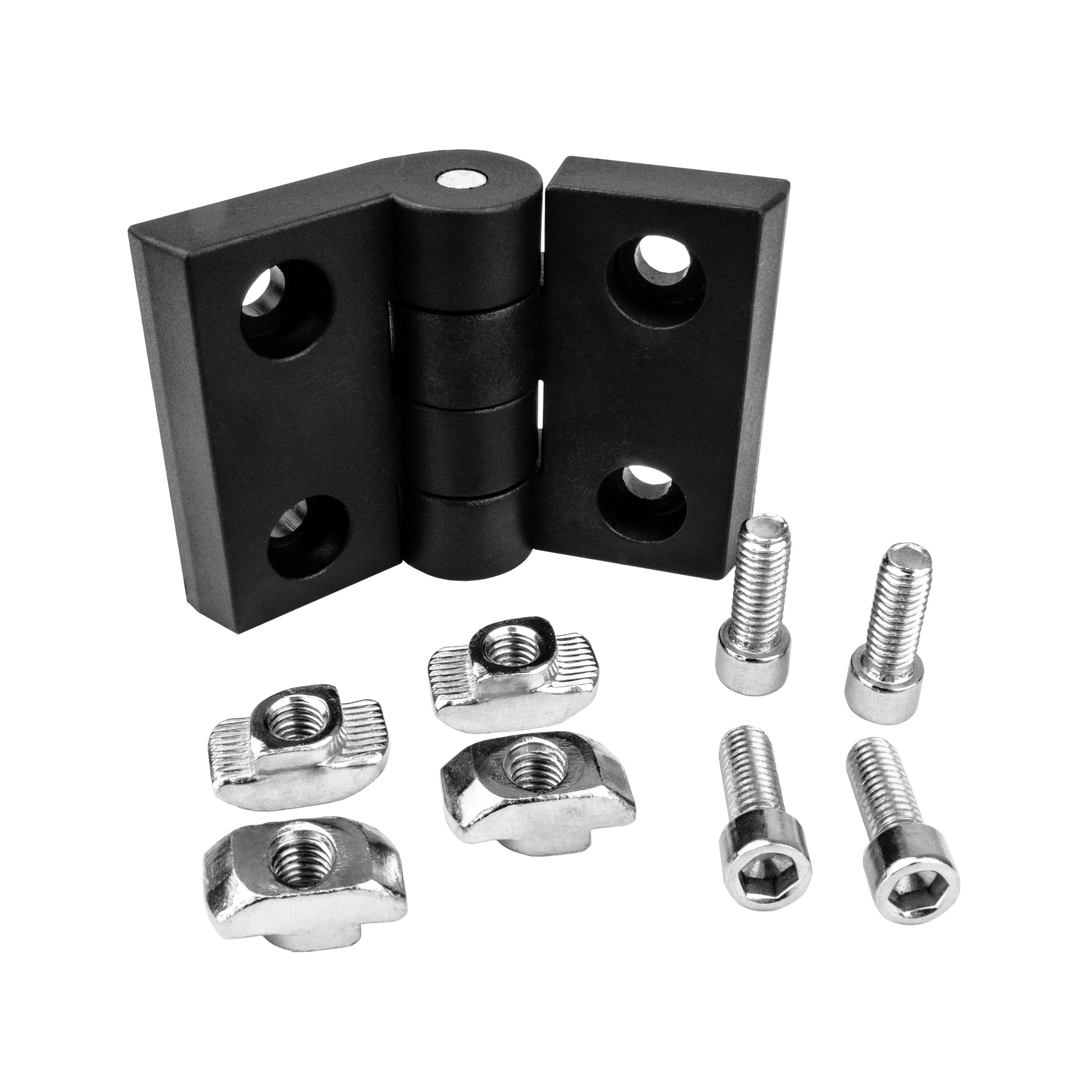 KLAK Profil KLAK 45 - Scharnier Standard Nut10 Aluprofil 45er inkl. Verschraubung