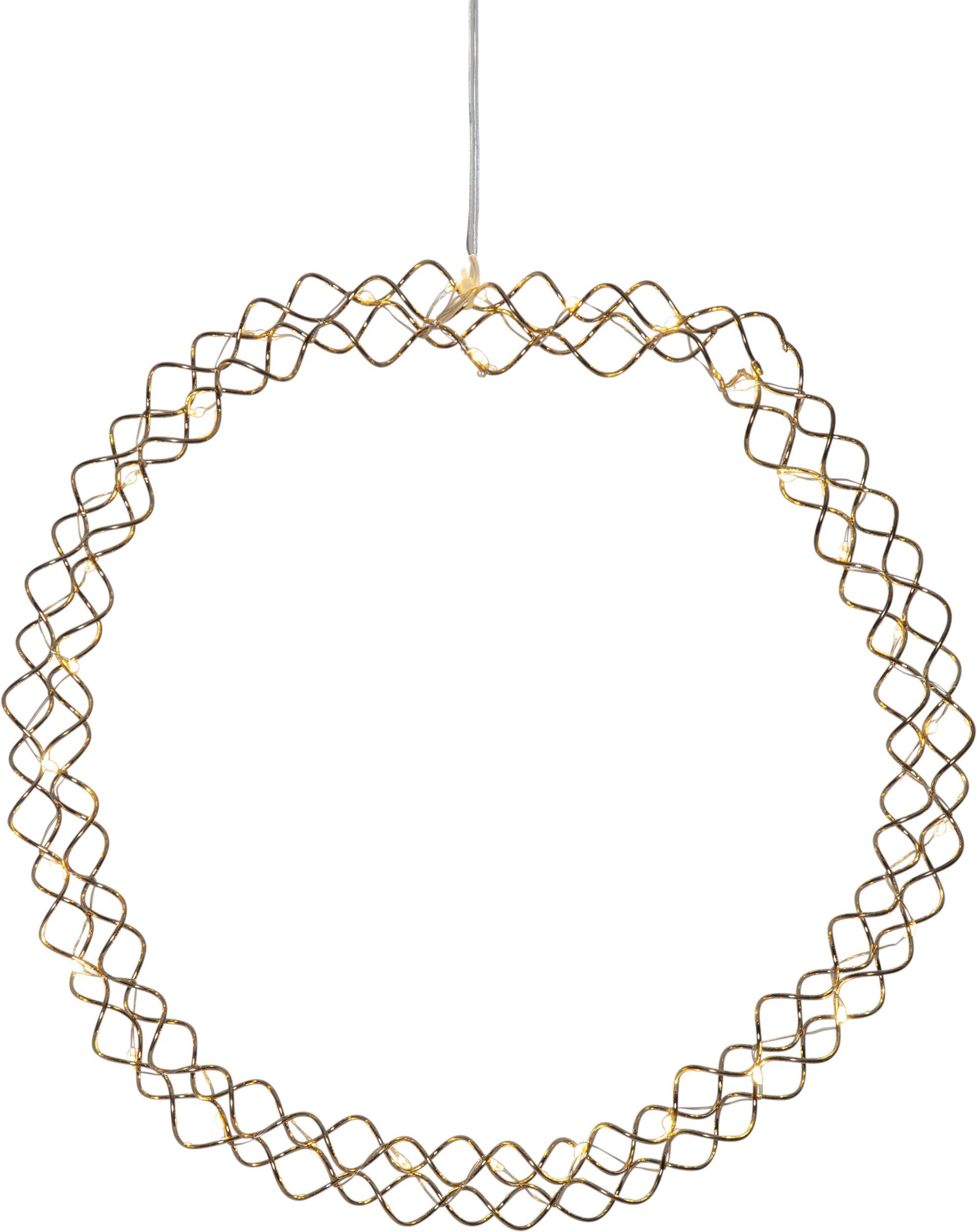STAR TRADING Dekokranz LED-Kranz "Hoop", 30 günstig online kaufen