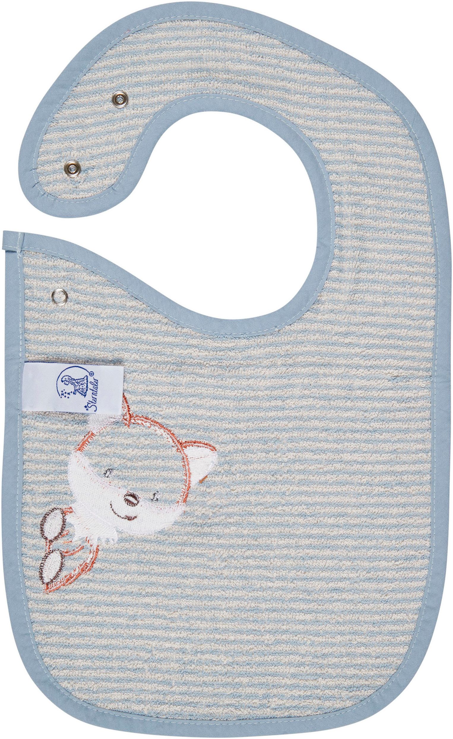 Sterntaler® Lätzchen Druckknopf Fuchs Filou, Made in Europe