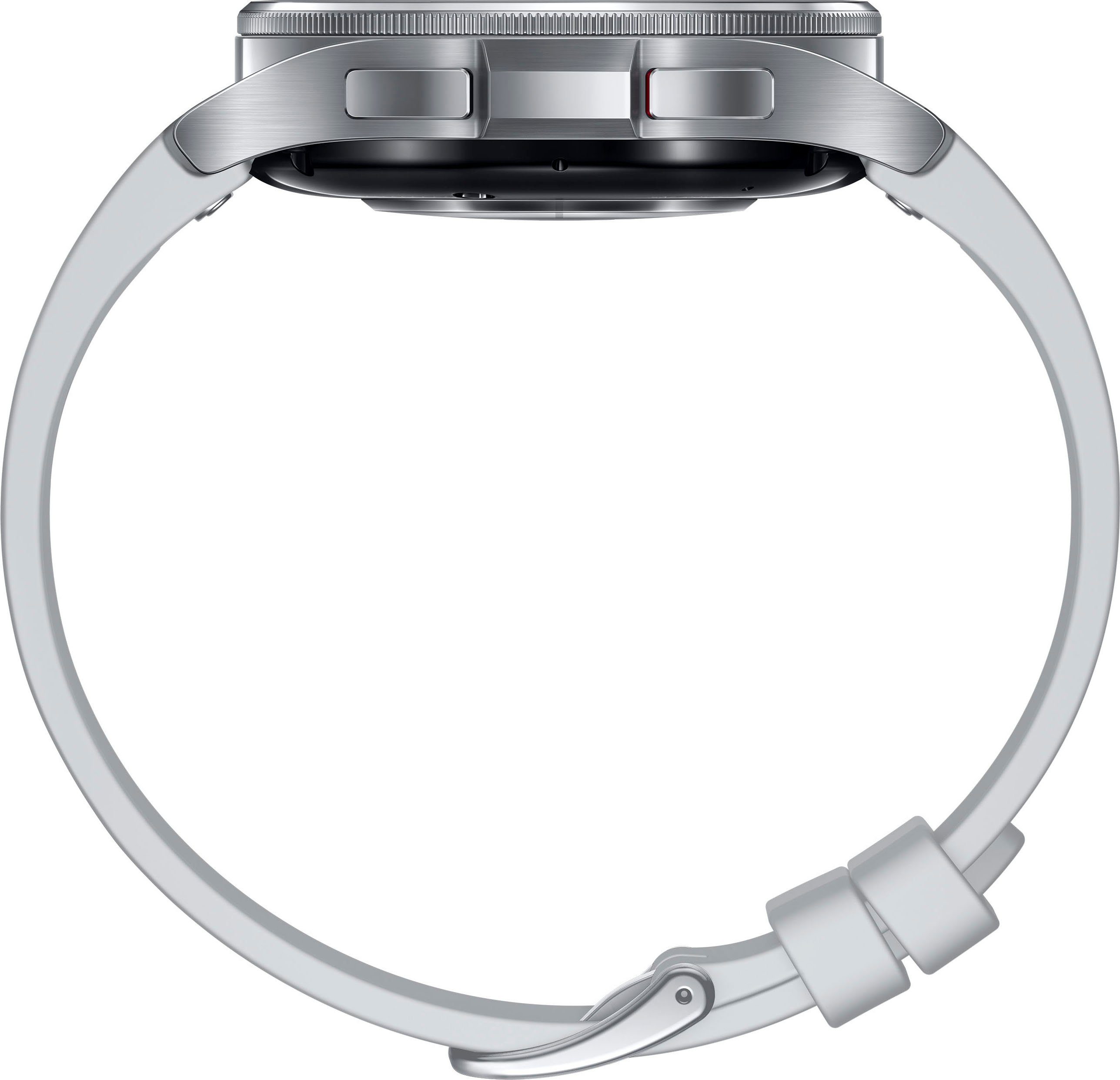 Samsung Galaxy by Zoll, | Wear (3,33 Smartwatch Classic silber cm/1,3 LTE OS Samsung) 43mm Watch 6 silber