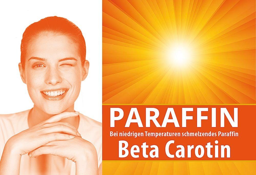 Kosmetex Paraffinwachs Paraffinbad Kosmetex Beta Carotin, 2 Paraffin-wachs, x 500ml