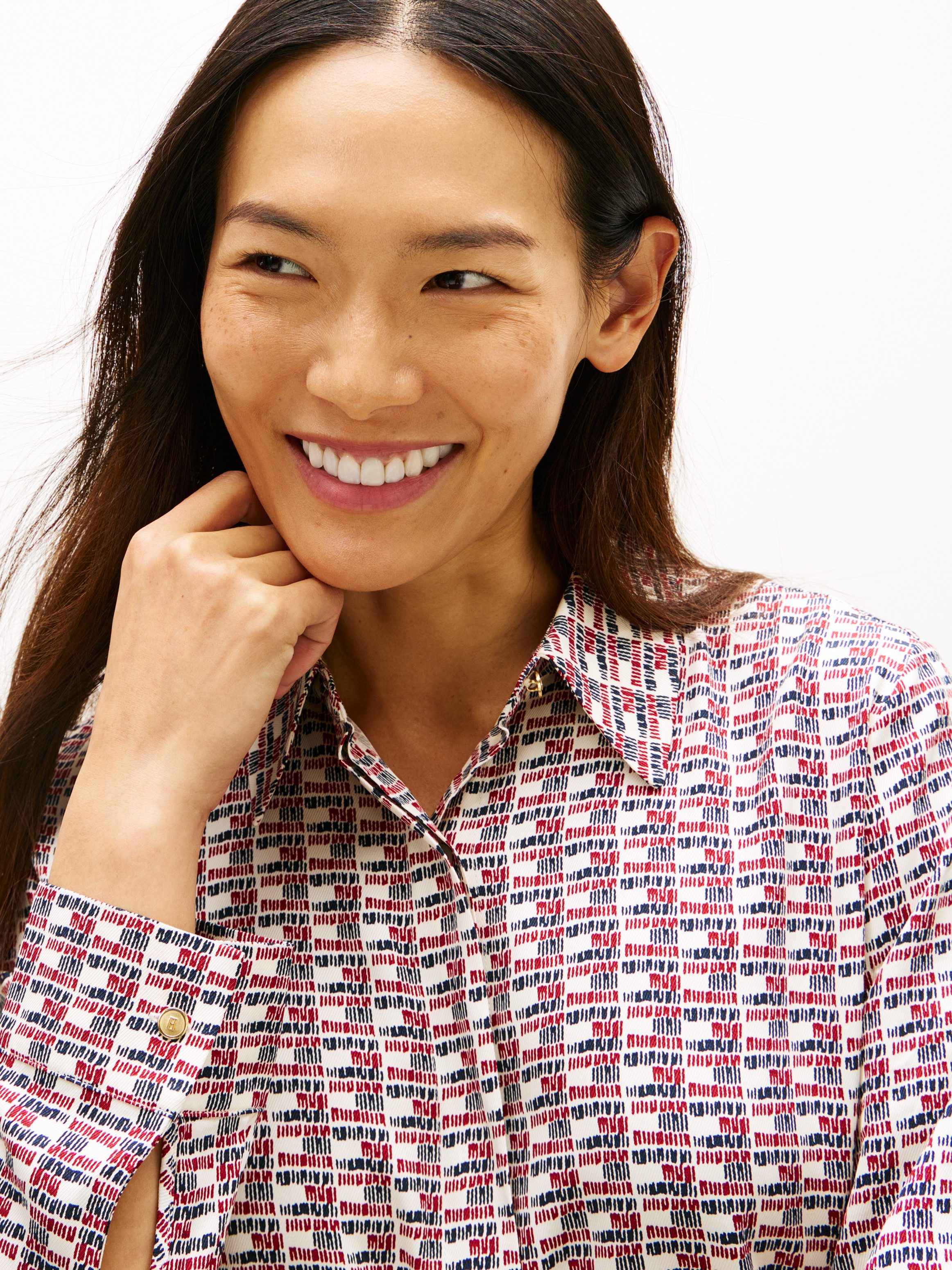 Tommy Hilfiger Langarmbluse VIS TWILL LS REGULAR SHIRT günstig online kaufen