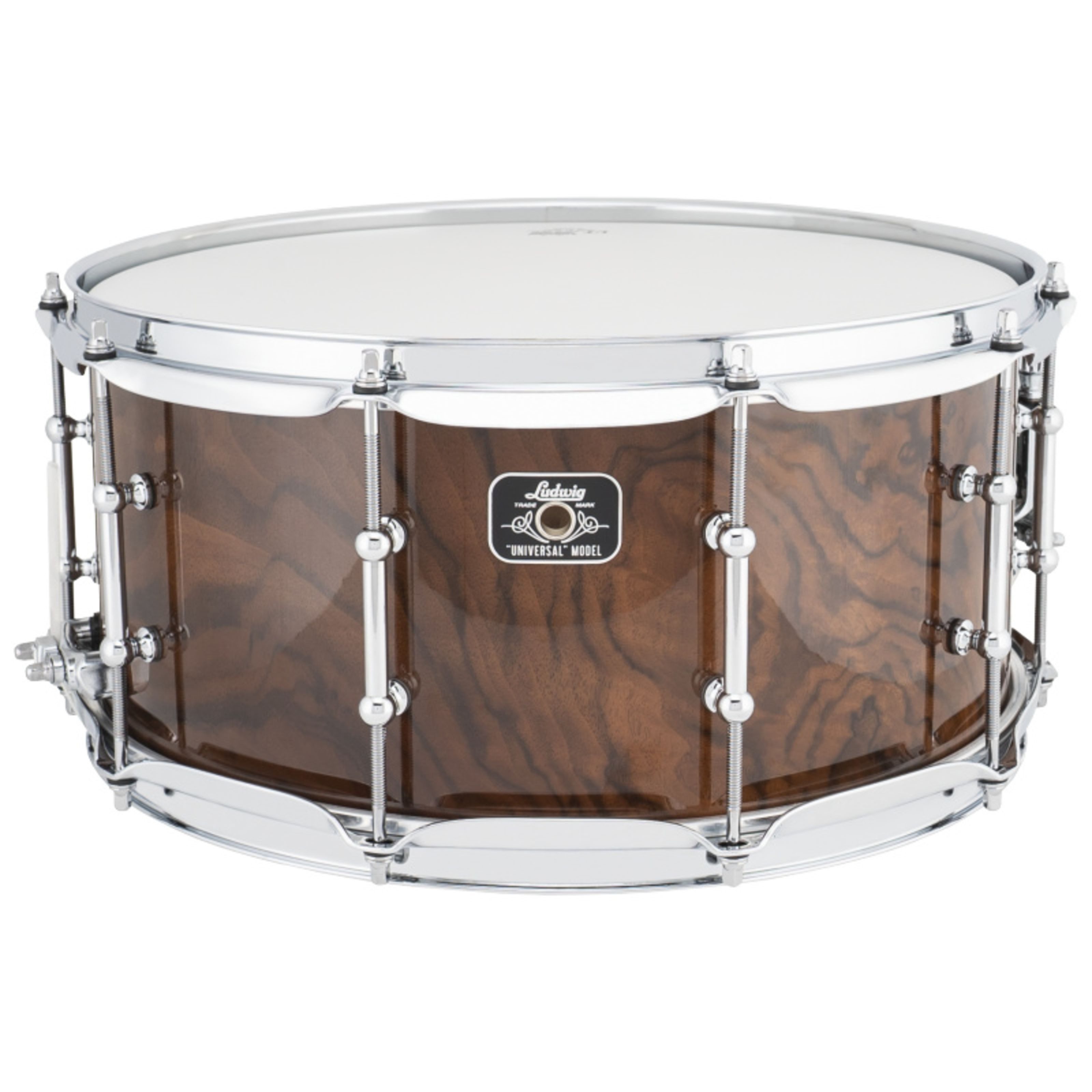 Ludwig Snare Drum, Schlagzeuge, Snare Drums, LU6514WA Universal Walnut Snare 14"x6,5" - Snare Drum