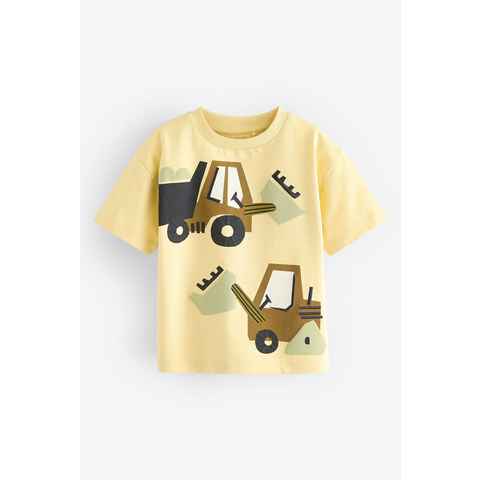 Next T-Shirt T-Shirt mit Lastwagen-Applikation (1-tlg)