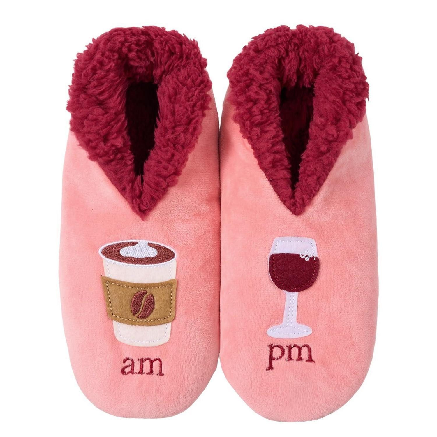 LuxusKollektion Kuschelsocken Kuschelsocken Damen Kaffee Wein