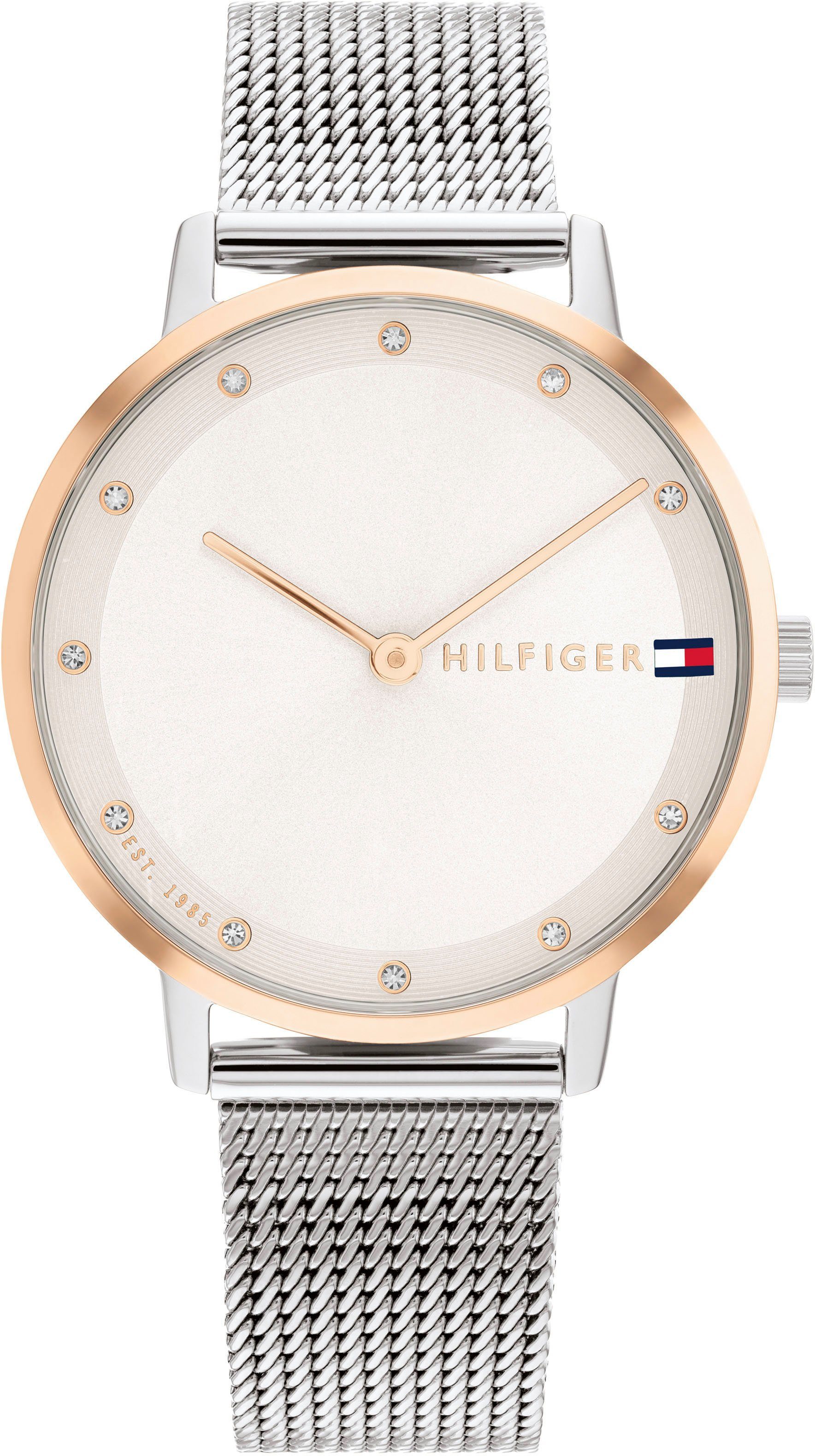 Tommy Hilfiger Quarzuhr PIPPA 1782666, Armbanduhr, Damenuhr, analog, Edelst günstig online kaufen