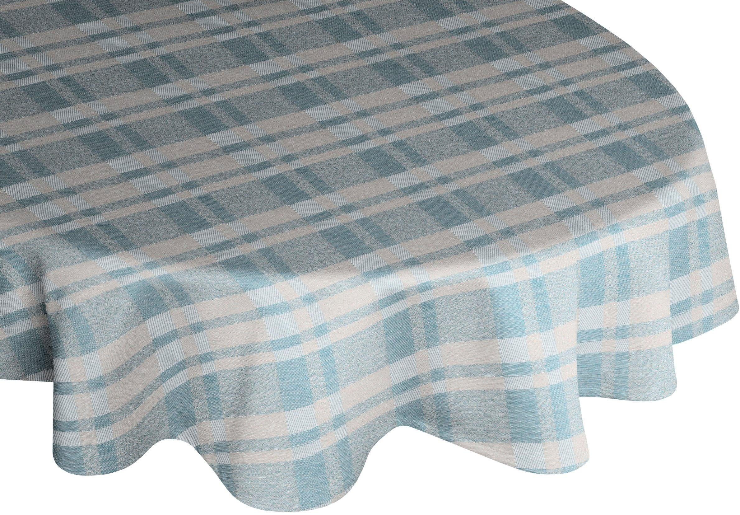 Wirth blau Tischdecke oval LAUFENBERG,