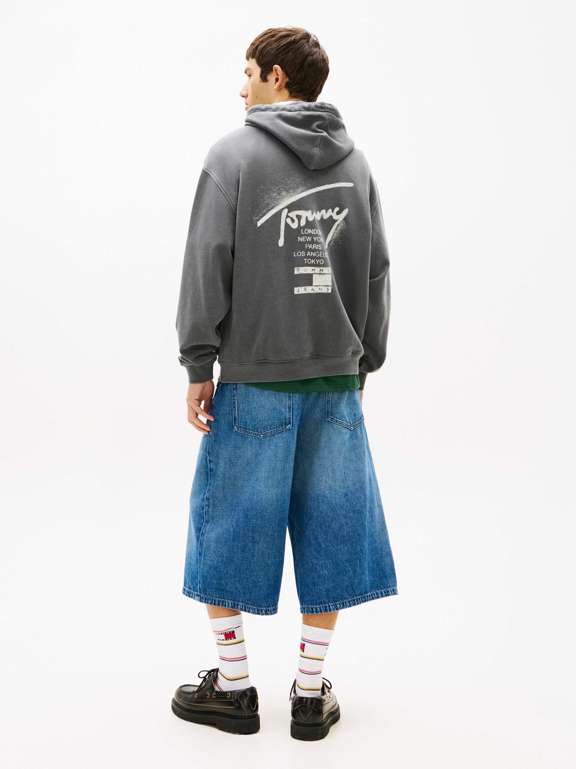 Tommy Jeans Kapuzensweatshirt TJM RELAXED NEON SIGN Relaxed fit mit Kapuze