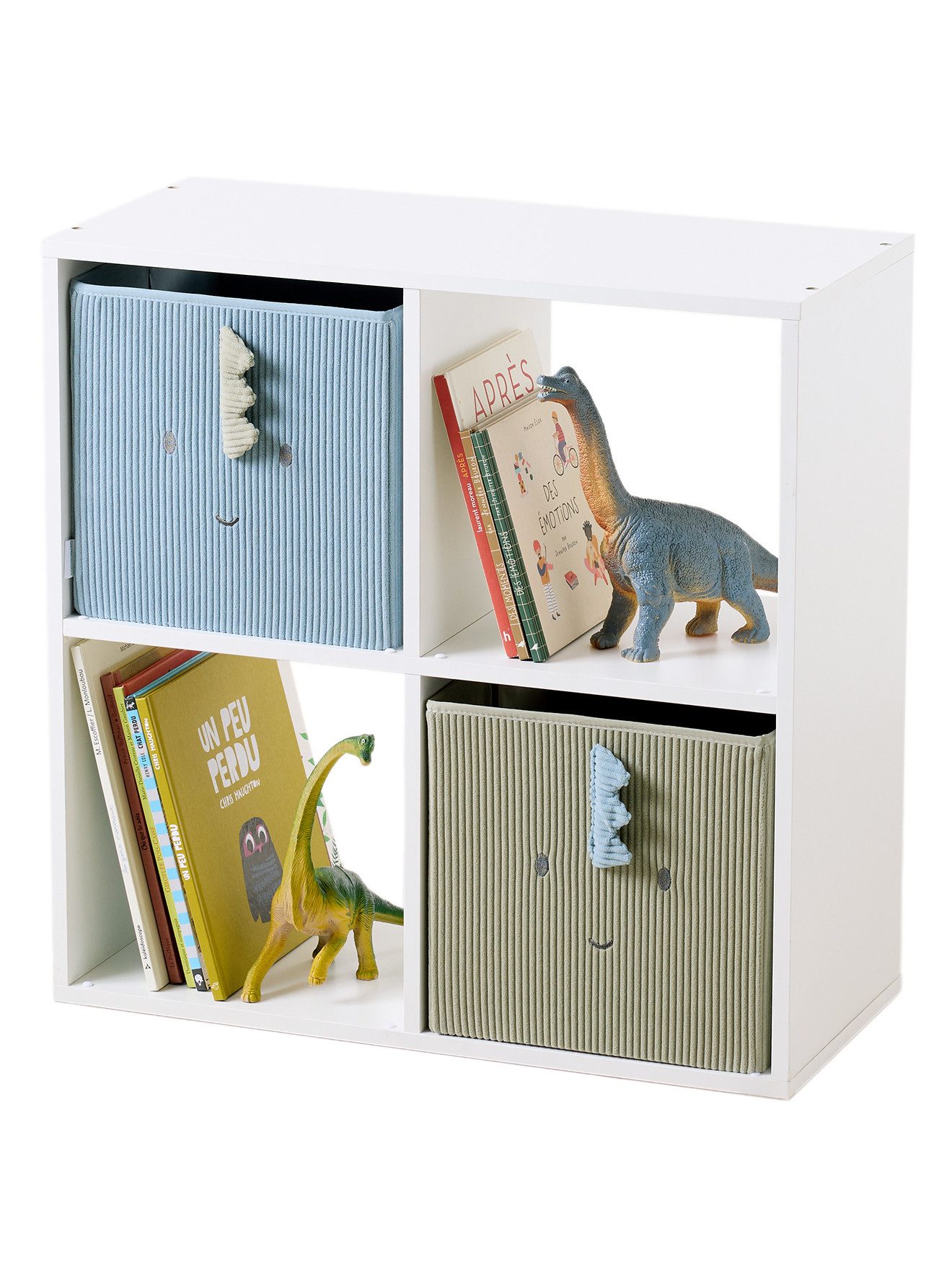vertbaudet Aufbewahrungsbox 2er-Set Kinderzimmer Aufbewahrungsboxen MINISAURUS