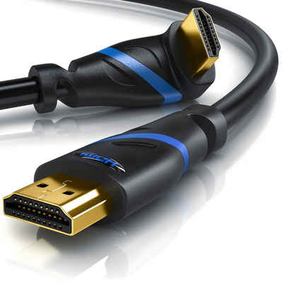 Primewire HDMI-Kabel, 2.1, HDMI Typ A (25 cm), 270° gewinkelt, 8K UHD 7680 x 4320 @ 120 Hz mit DSC - 0,25m
