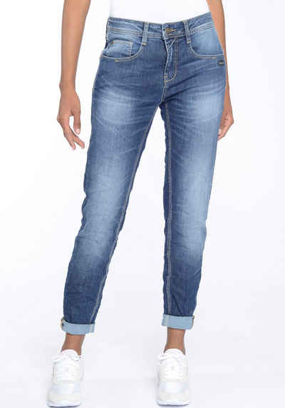 GANG Relax-fit-Jeans 94AMELIE perfekter Sitz durch Elasthan-Anteil