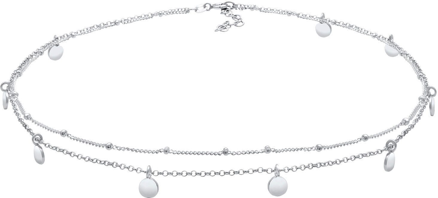 Elli Choker Schmuck Geschenk Silber 925 Kette mit Kügelchen