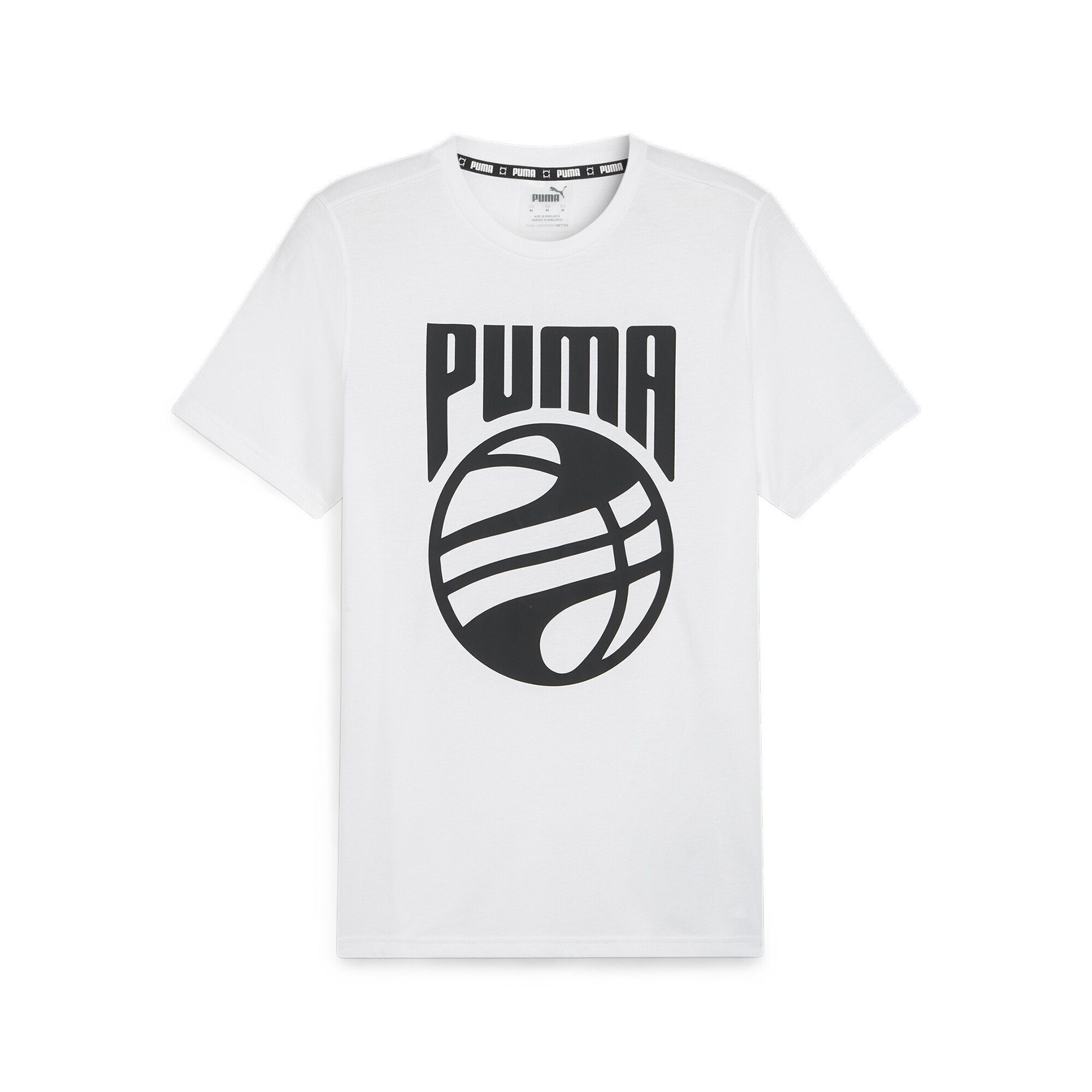 PUMA Trainingsshirt Posterize Basketball-T-Shirt Herren White