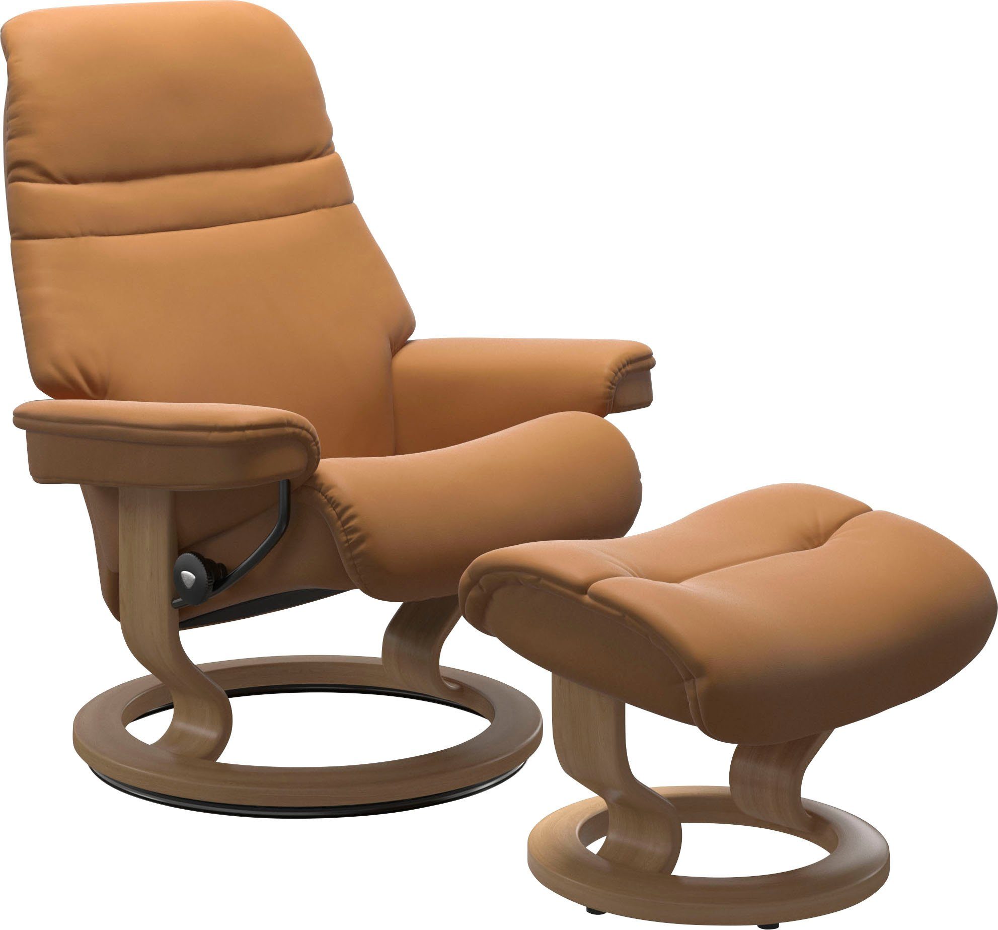 Stressless® Relaxsessel Sunrise, mit Eiche Classic Gestell Größe Base, M