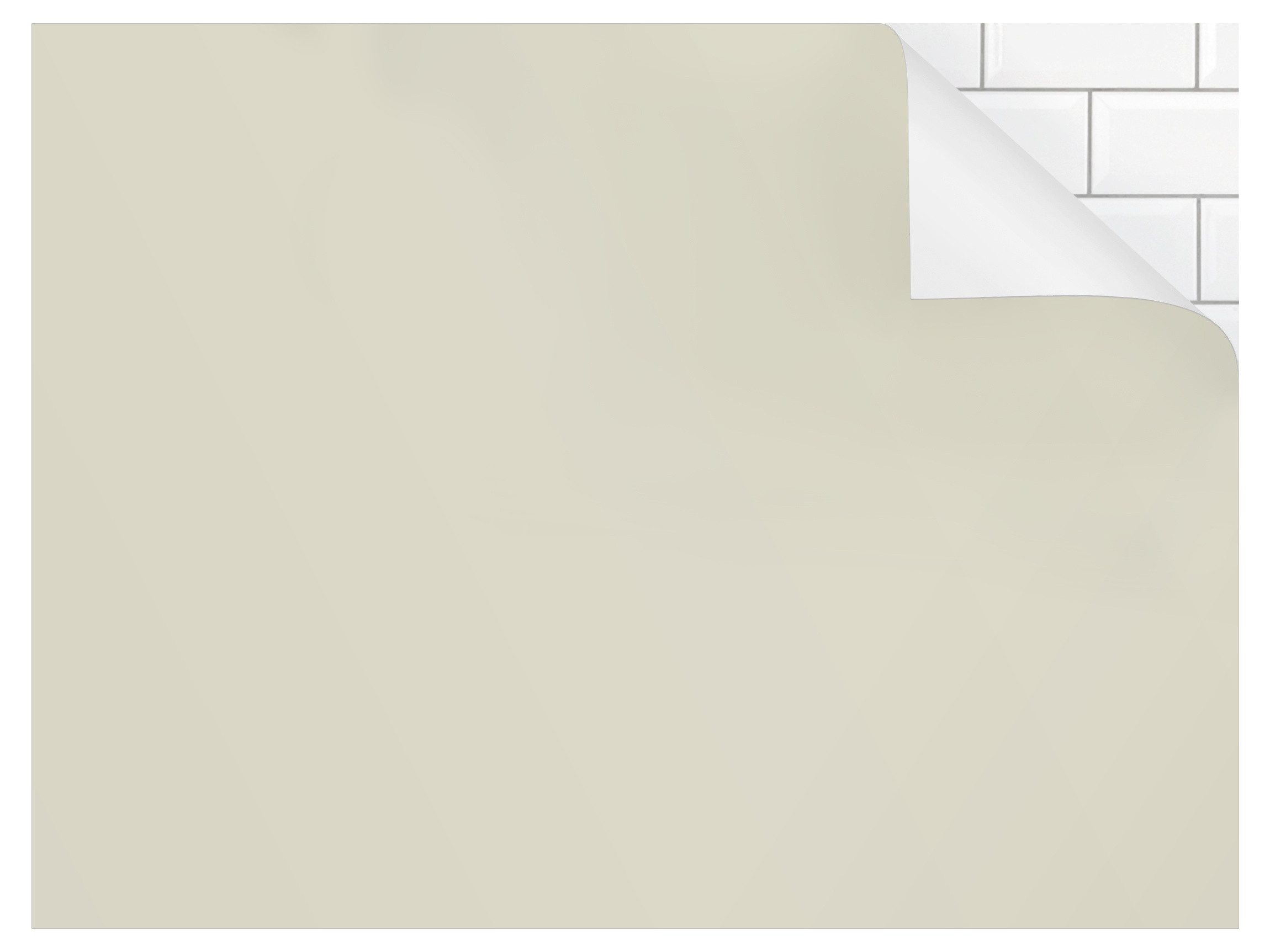 Bilderdepot24 Badrückwand beige fugenlose Wandverkleidung Bad Unifarben, (Hartfolie matt » Selbstklebend SMART 0,35 mm), wasserfestes Wandpaneel Precious Popcorn