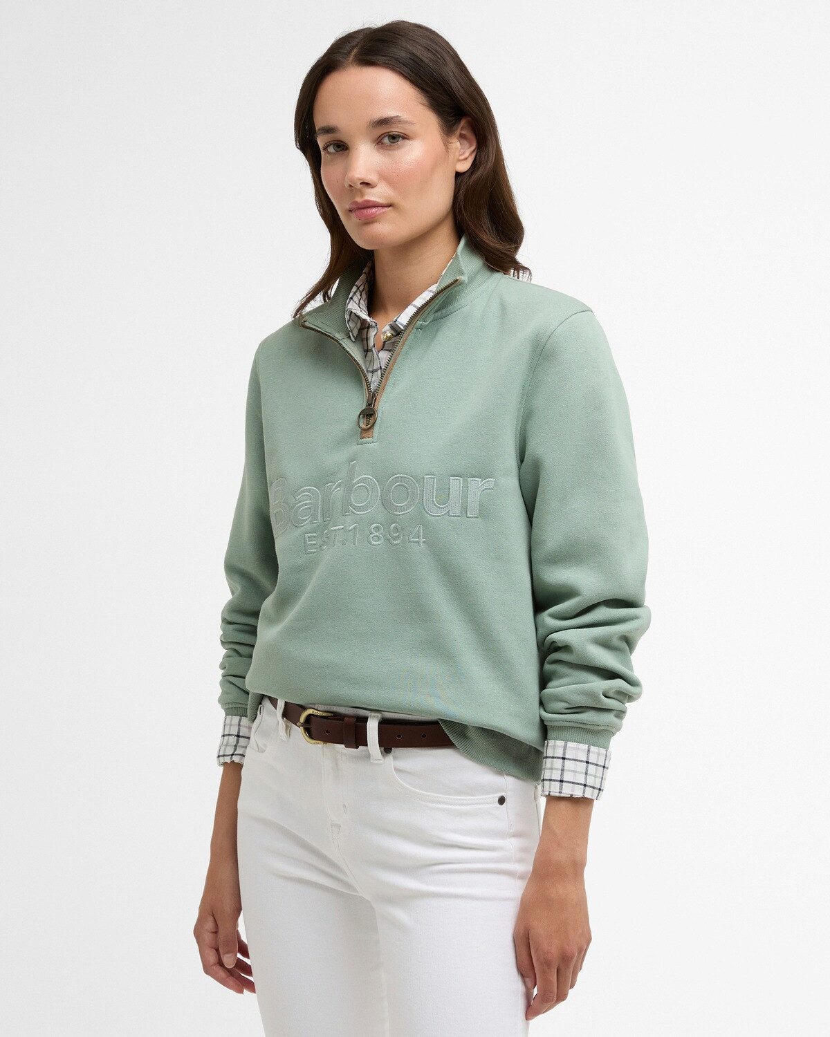 Barbour Strickpullover Troyer Half Zip Cynthia