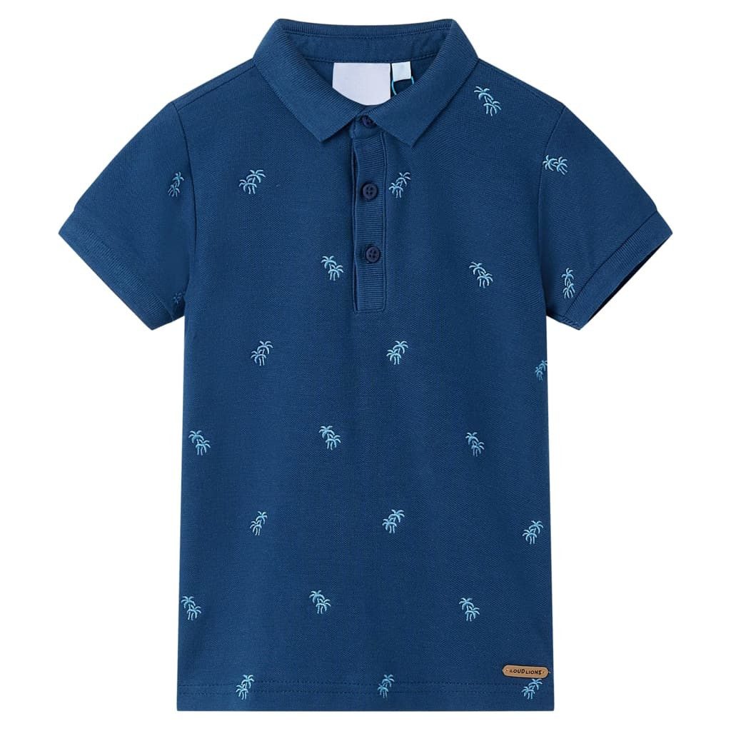 Poloshirt Kinder-Poloshirt Dunkelblau 92