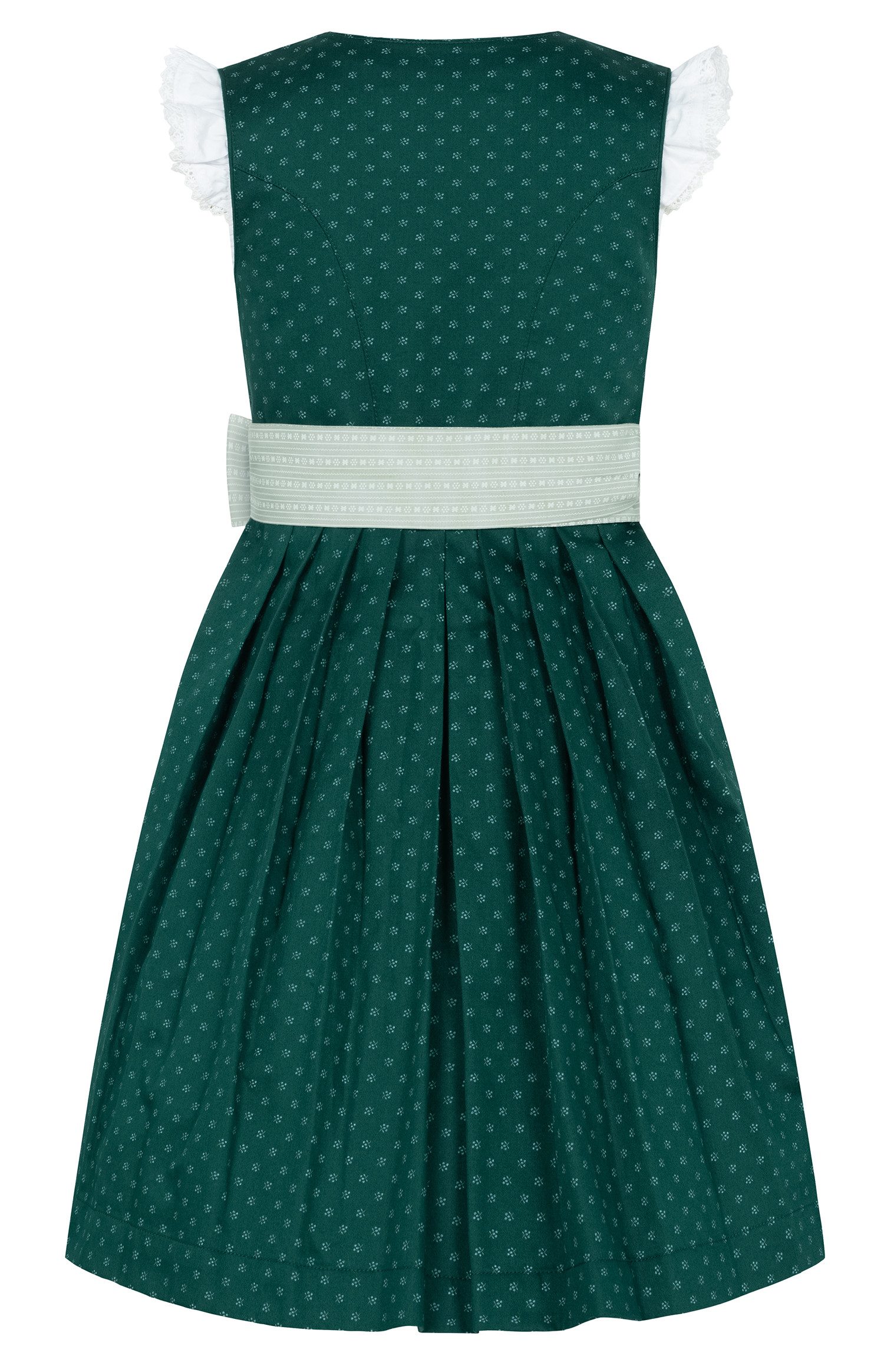 Nübler Dirndl Kinderdirndl Fabia in Tanne-Mint von Nübler - Rocklänge knielang