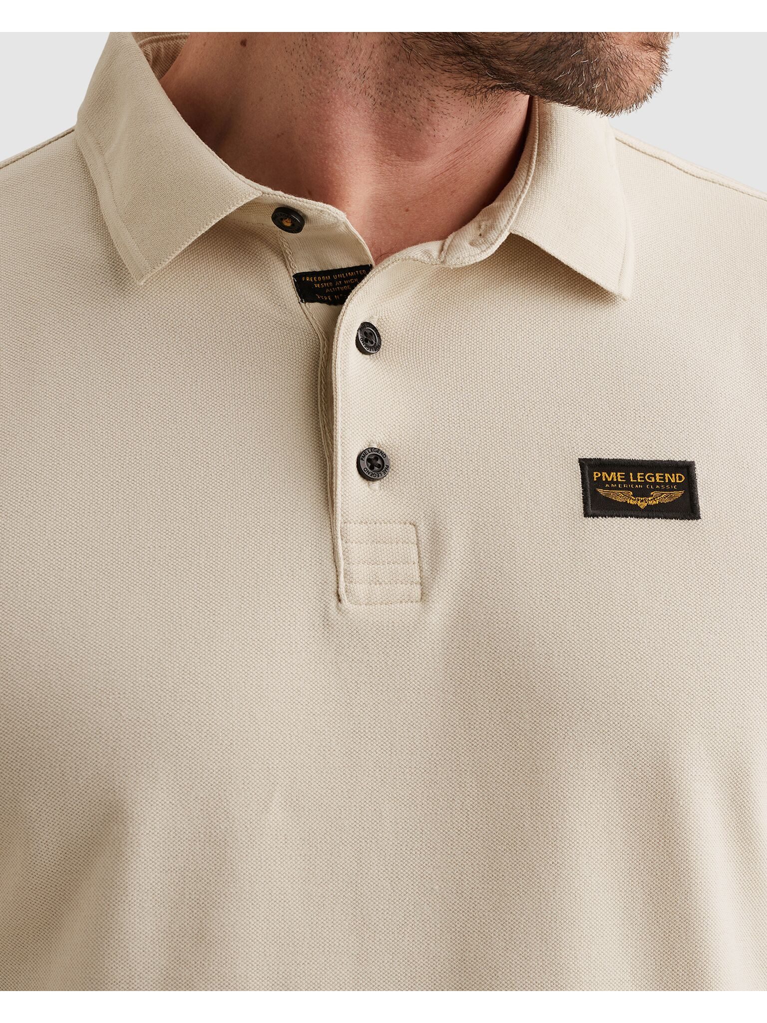 PME LEGEND Langarm-Poloshirt mit Logo Stickerei – Bild 5 von 5