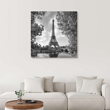 Posterlounge Forex-Bild Jan Christopher Becke, Eiffelturm, monochrom, Fotografie