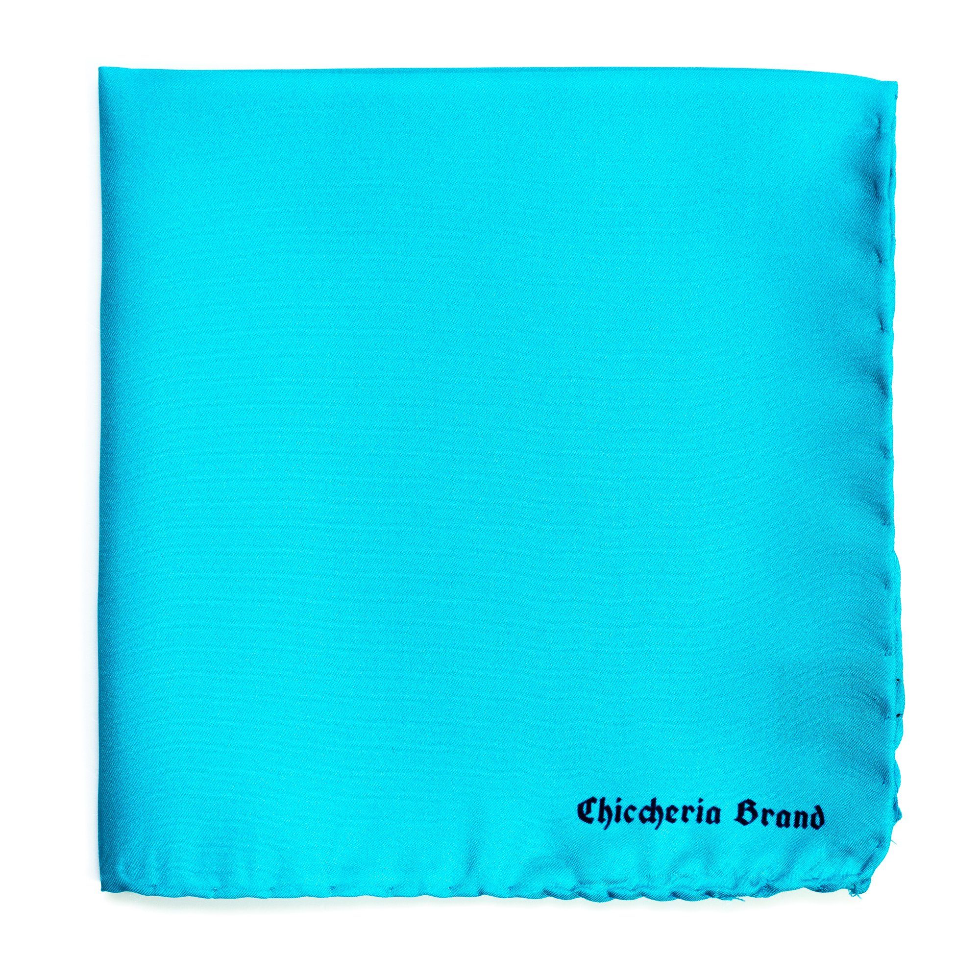 Chiccheria Brand Einstecktuch COLOR, Made in Italy, 100% Seide