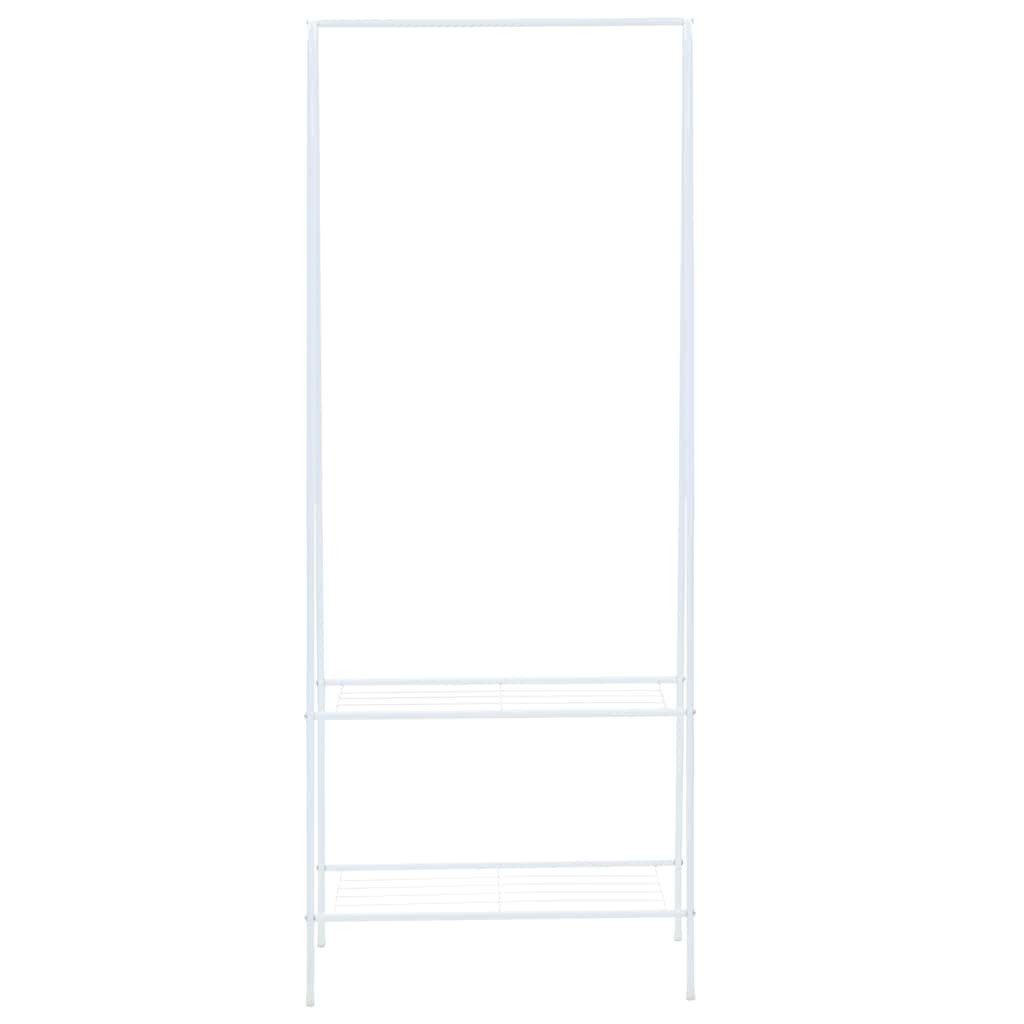 vidaXL Kleiderständer Kleiderständer 59 x 35 x 150 cm Weiß, (1 St) günstig online kaufen