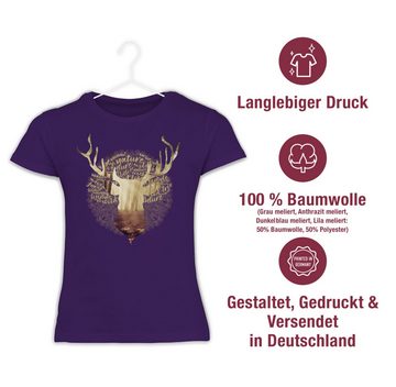 Shirtracer T-Shirt Hirsch Jäger Mode für Oktoberfest Kinder Outfit