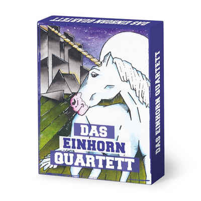 Quartett.net Spiel, Quartettspiel Einhorn Quartett