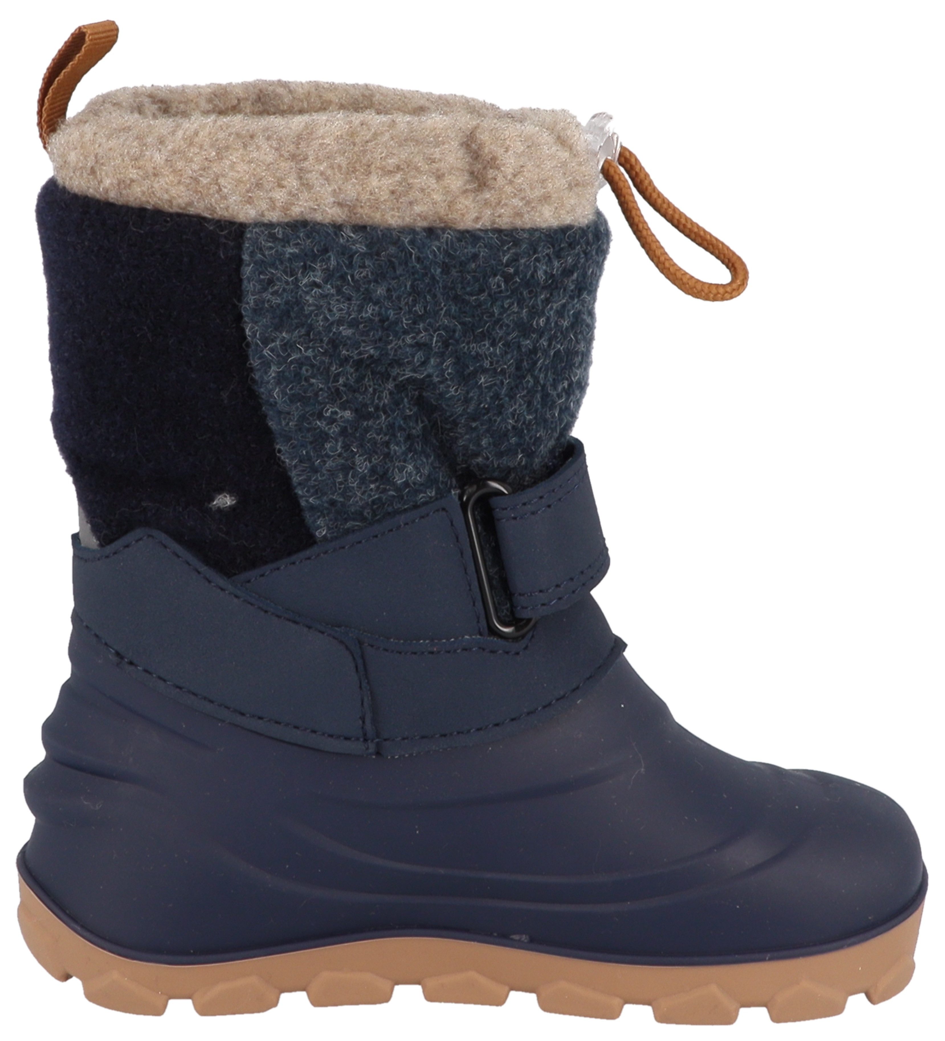 Lurchi Jan 1 Barefoot Barfußschuh Winterboots, mit Kontrastbesatz, Größenschablone zum Download