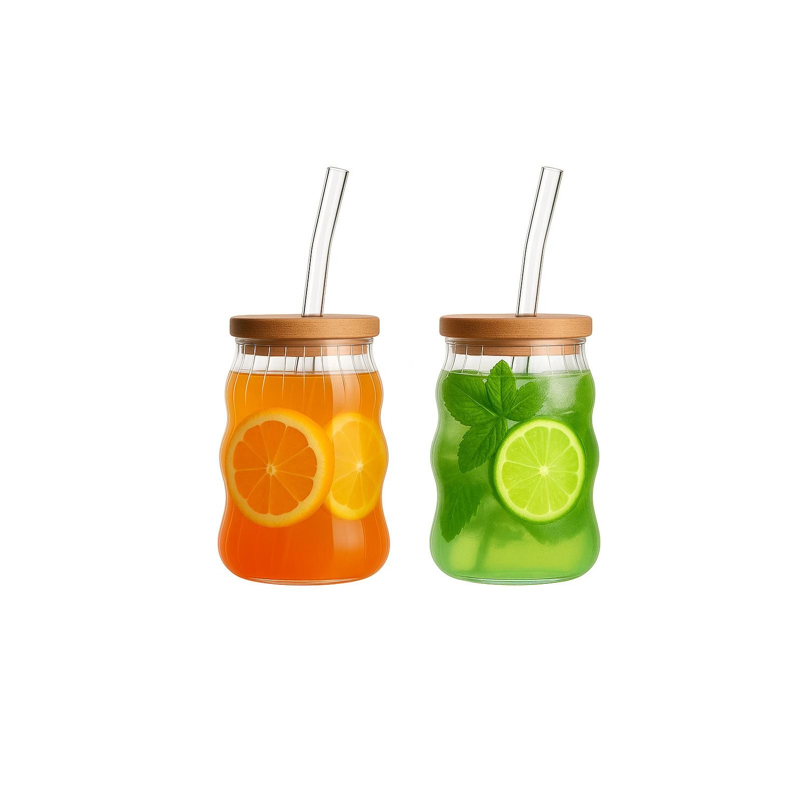 Cocktail-Set 450ml Ergonomische Trinkgläser für Alltag & Gäste