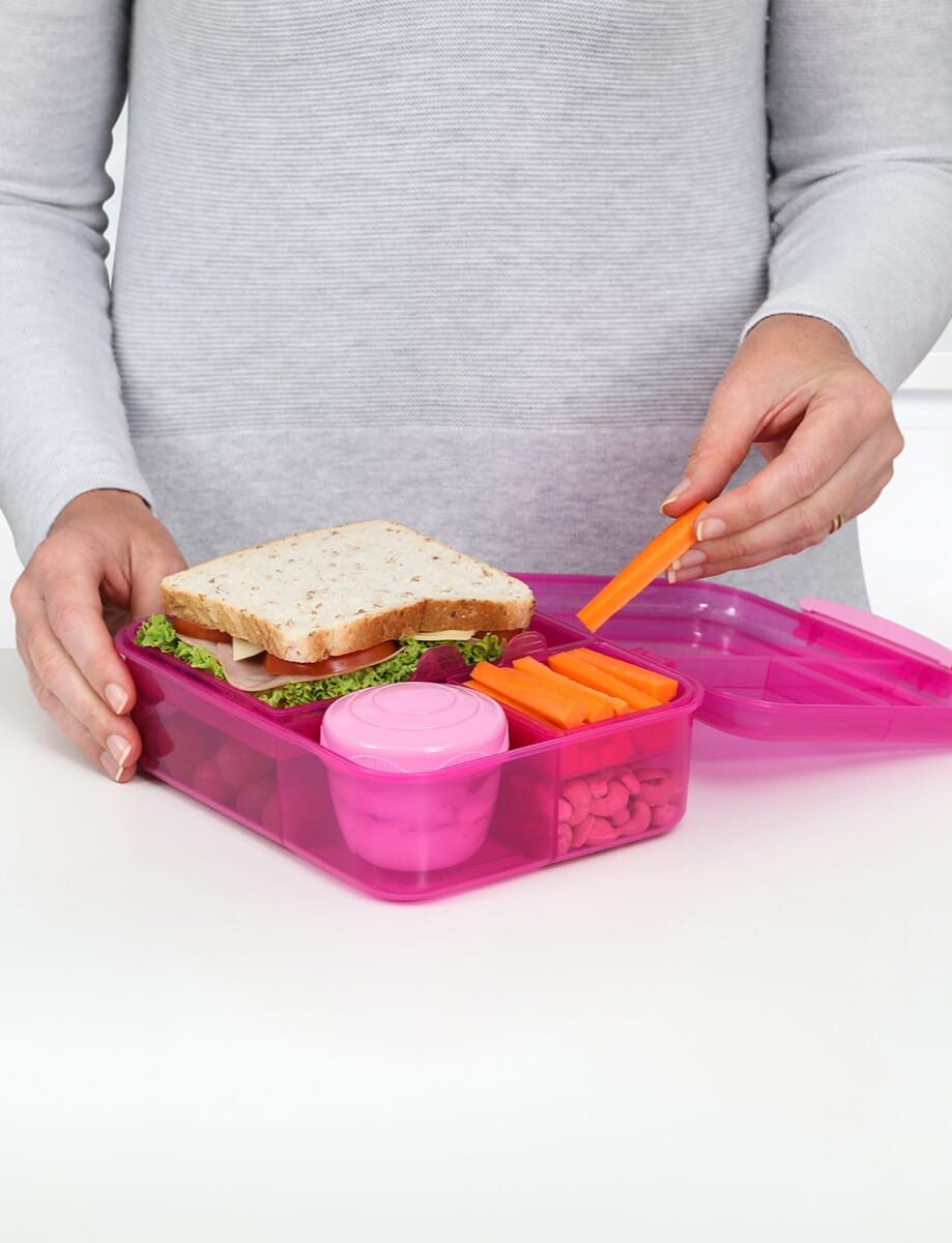 sistema Aufbewahrungsbox Sistema 1,65L Bento Lunch - Pink