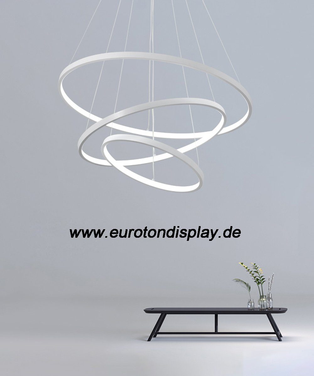 Euroton LED Pendelleuchte LED Pendelleuchte 2130 LED Hängelampe mit Fernbedienung, LED fest integriert, kalt - warm, 7000 k - 3000 k stufenlos einstellbar