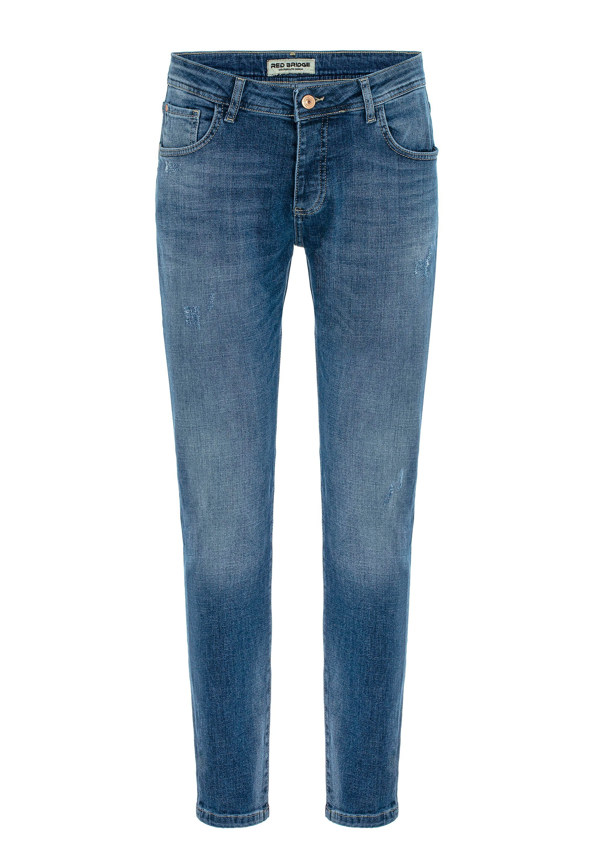 Waschung cooler mit RedBridge Slim-fit-Jeans Faded News Wave Newport