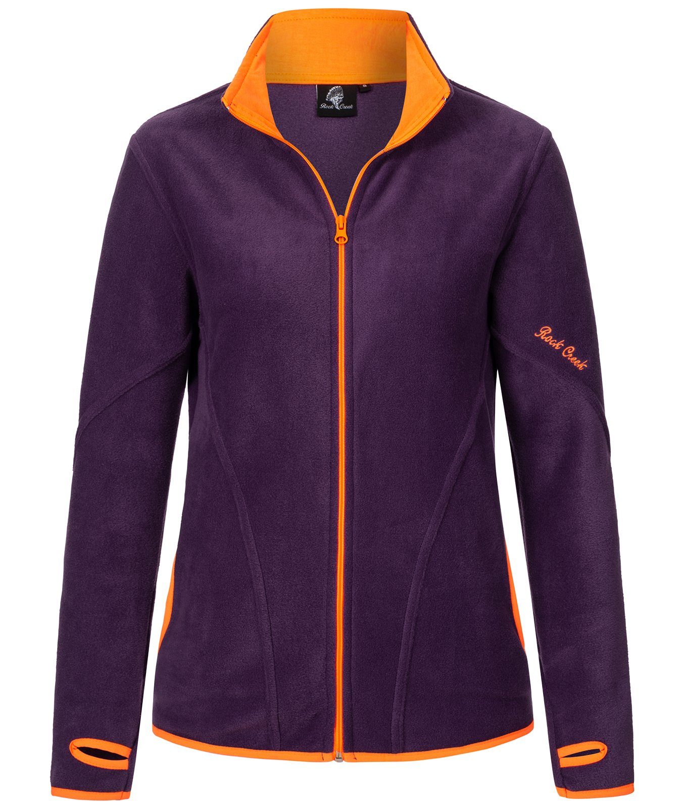 Rock Creek Fleecejacke Damen Fleecejacke Übergangsjacke D-472 Violett