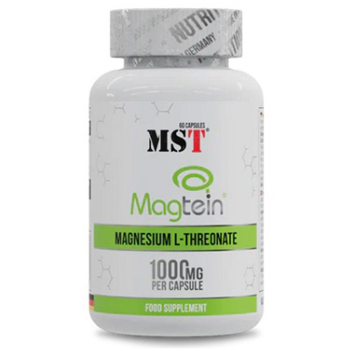 MST Nutrition - Magnesium L-Threonate 1000mg (60 Kapseln) Kapseln, 72 g
