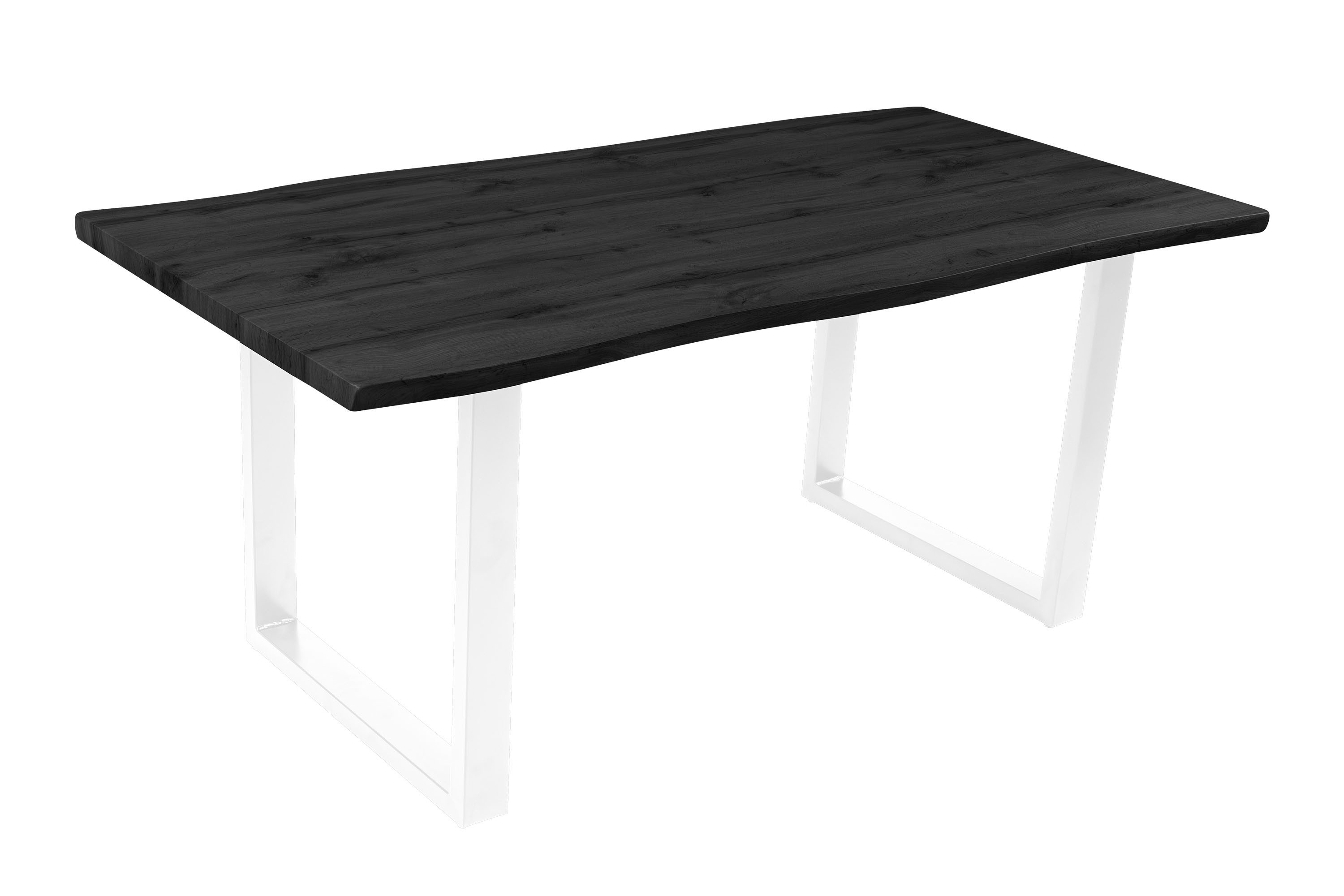 Loreno® Esstisch Josy, Holz-Optik Grau, Baumkante, günstig online kaufen