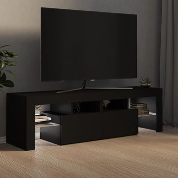 möbelando TV-Board Plötzky (L/B/H: 140x35x40 cm), in Schwarz