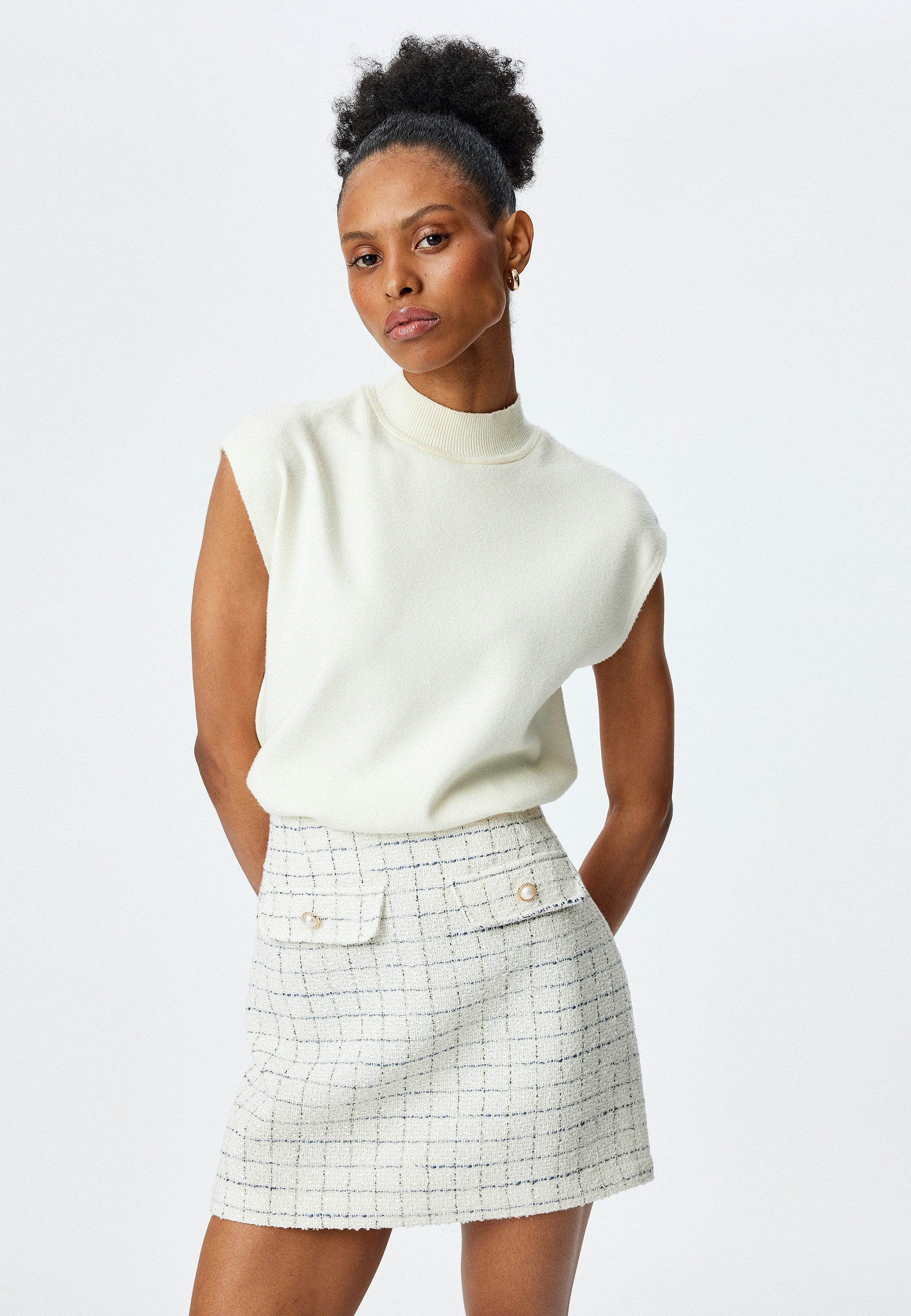 Koton A-Linien-Rock Mini Länge A Form A-Linien-Rock günstig online kaufen