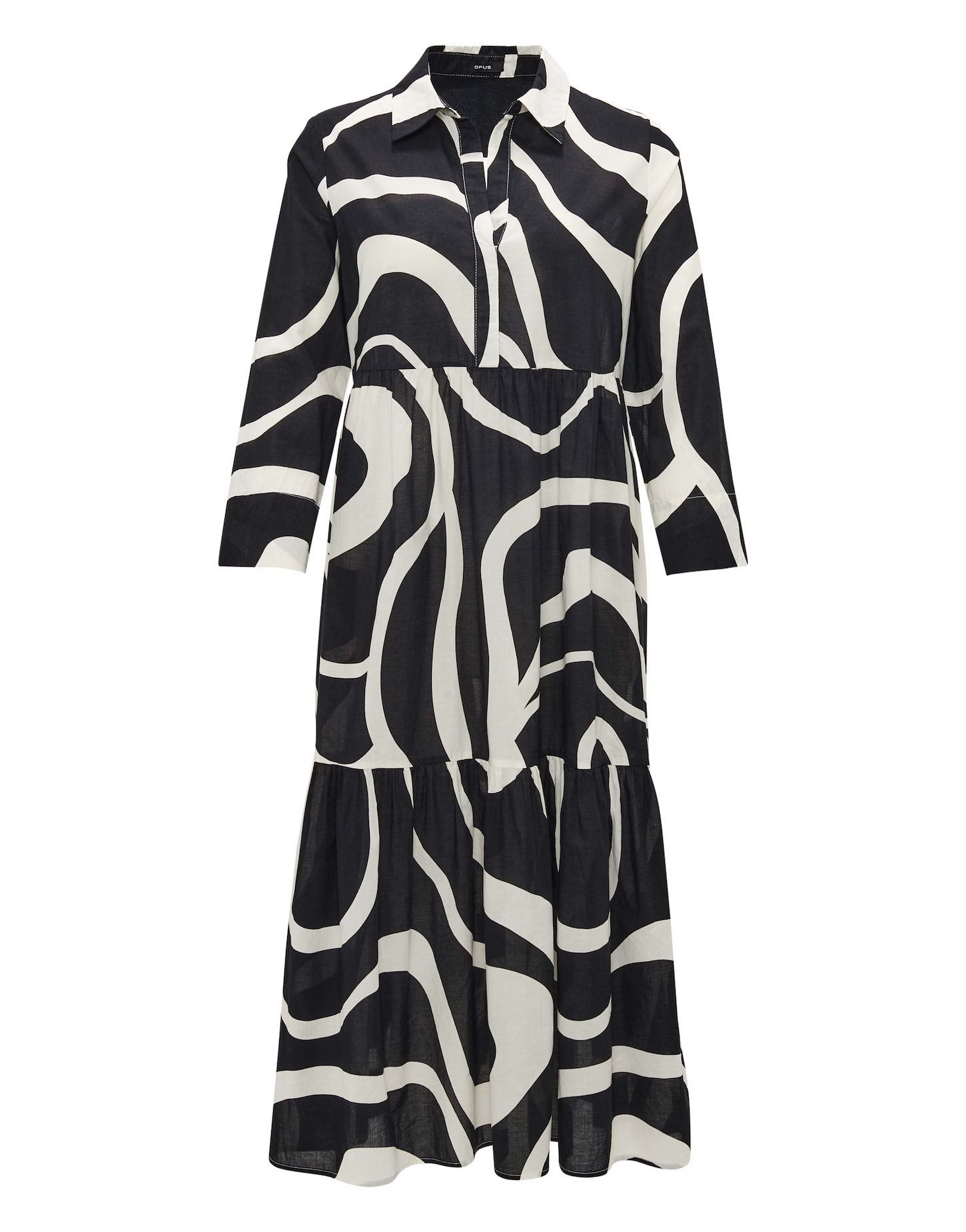 Hemdblusenkleid Hemdblusenkleid WERANO FLOW A-Linie aus BCI Cotton