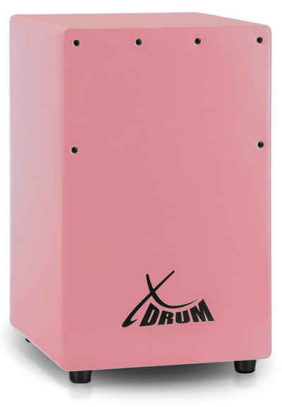 XDrum Cajon KC-37 Kinder-Cajon,Snare-Effekt durch stimmbare Gitarrensaiten, 2-St., Inkl. Innensechskantschlüssel, Kleine Cajon speziell für Kinder - Nur 36 cm hoch