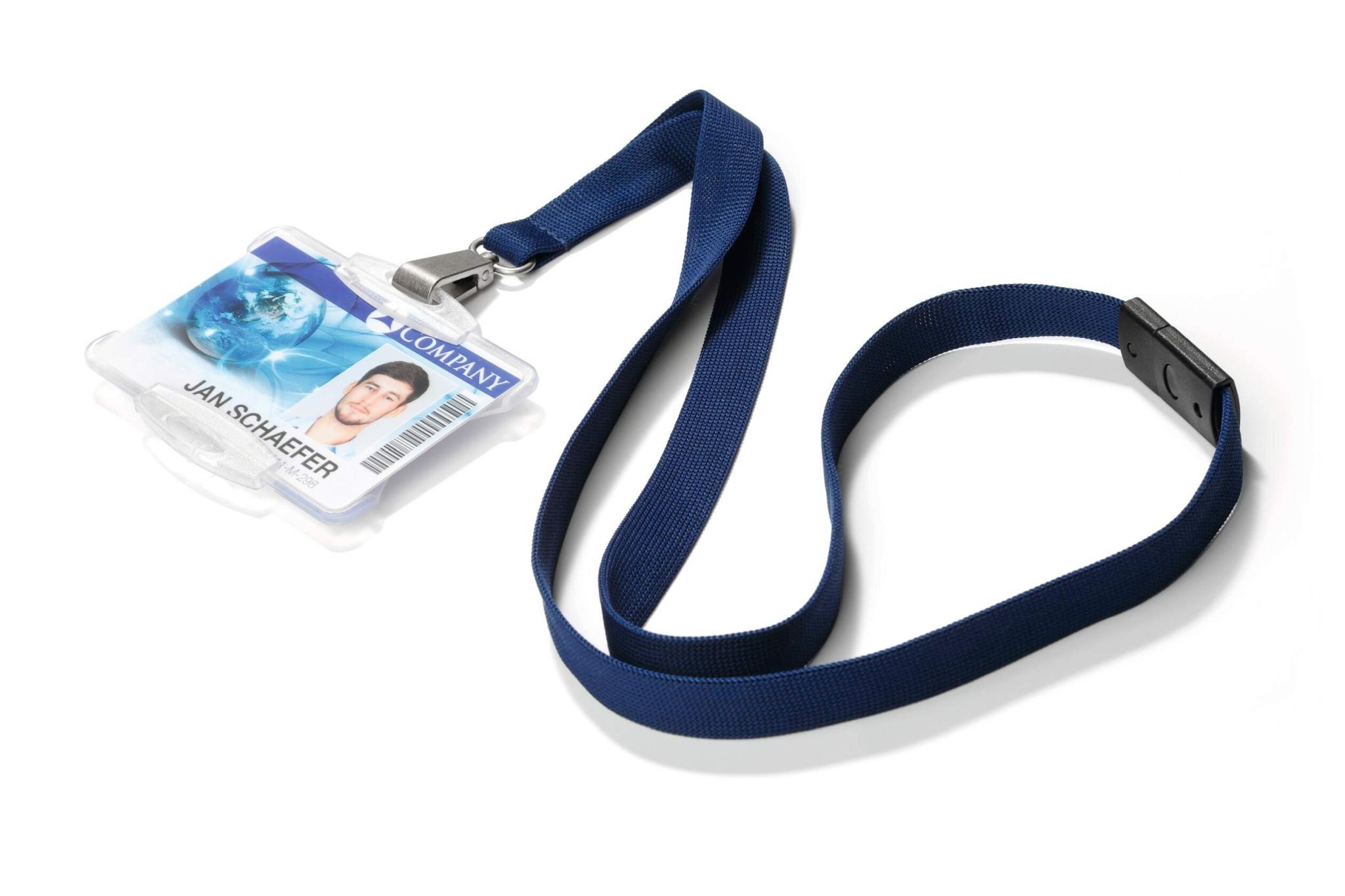 DURABLE Etui Durable Textilband d.bl 15mm 10St Sicherheitsverschluss Premium
